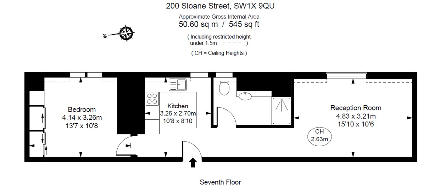 200, Sloane Street, London floorplan