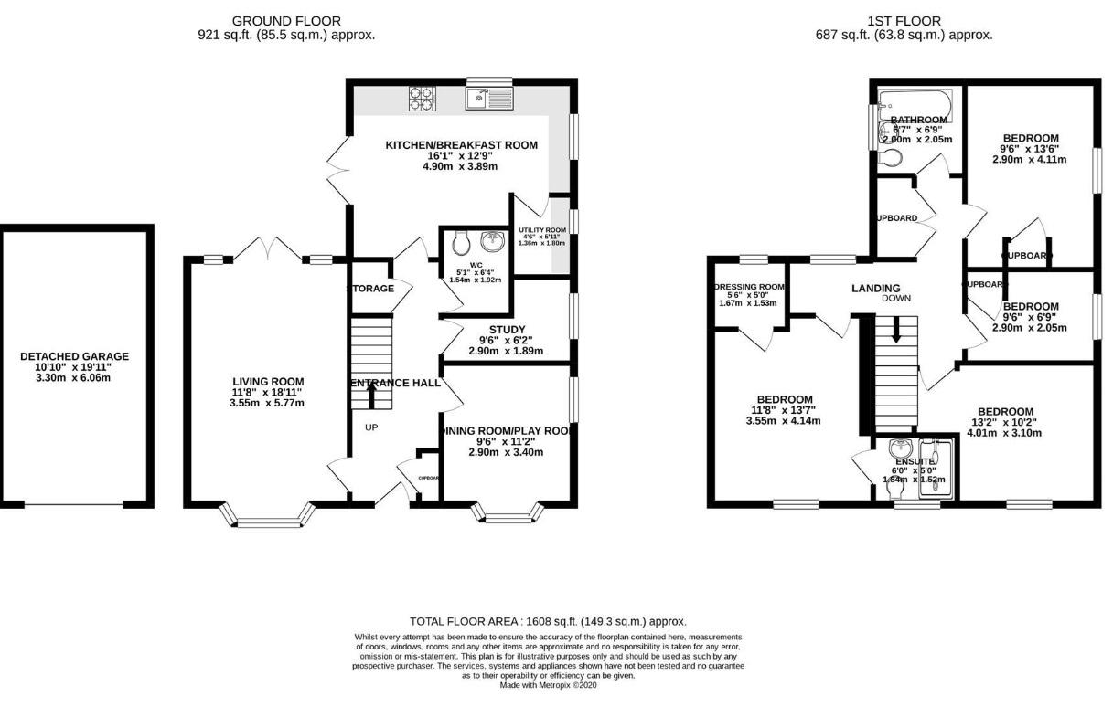 2, Tulip Close, Nottingham floorplan