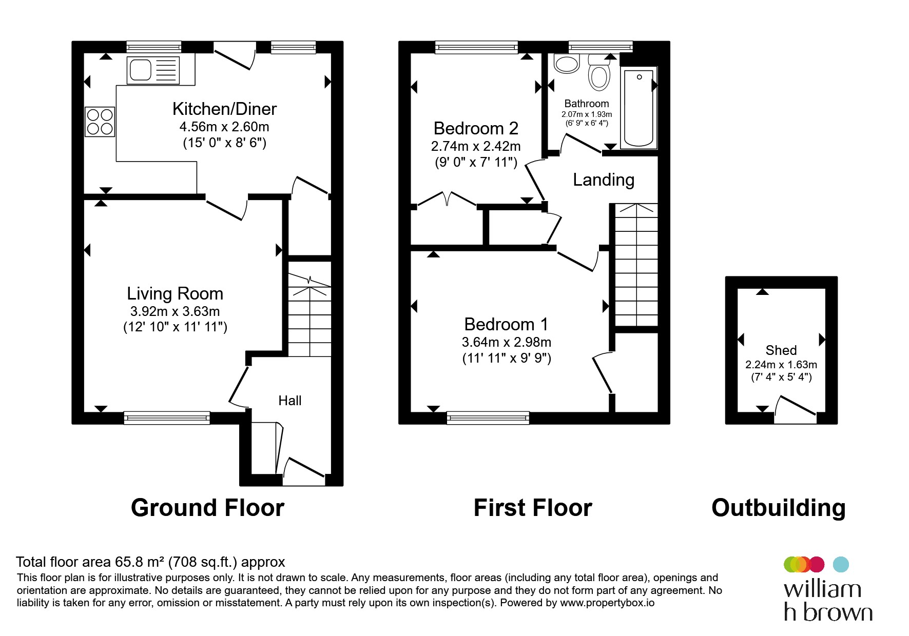 45, Brignall Garth, LEEDS floorplan