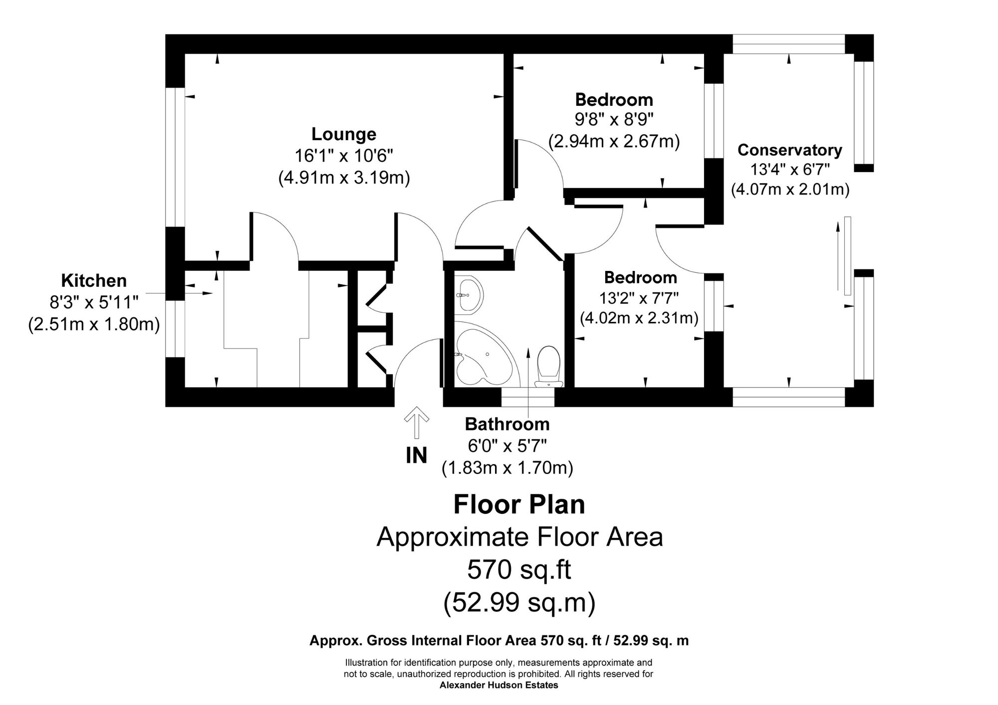 17 Coburn Close, Cramlington floorplan