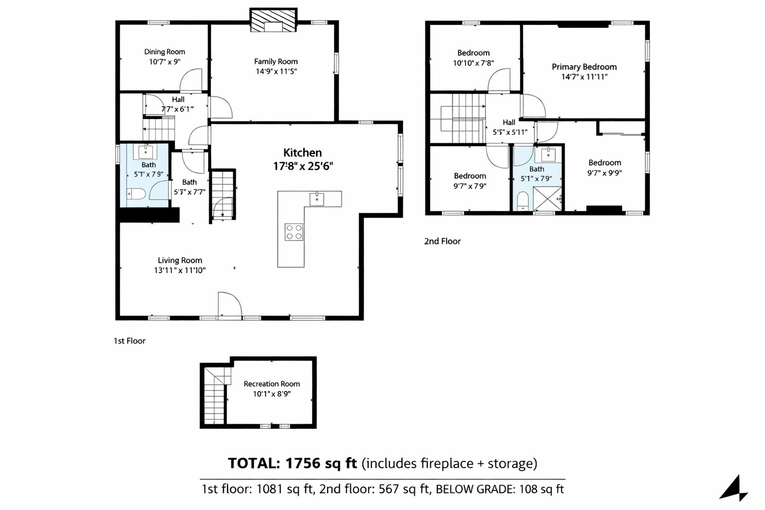Hill Cottage, Royston Road, Baldock floorplan