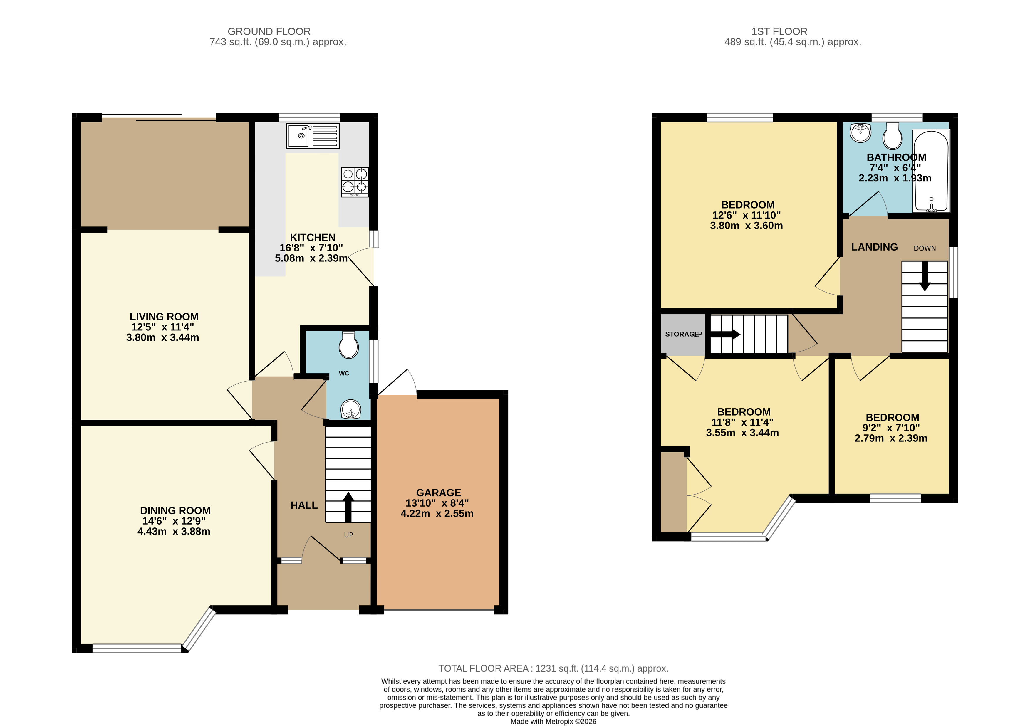 45, Arbutus Drive, Bristol floorplan
