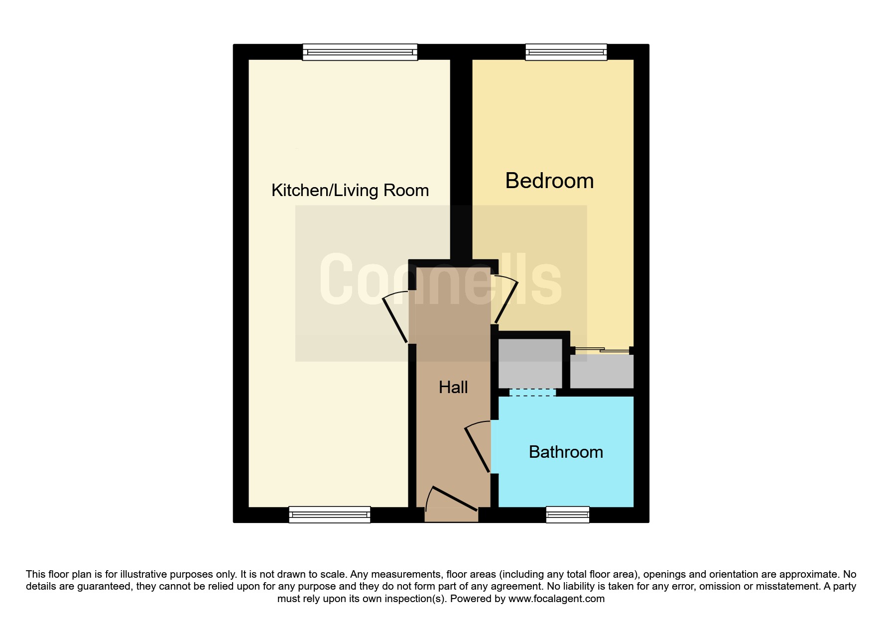 Flat 27, Cleveland Court, Grosvenor Place, Exeter floorplan