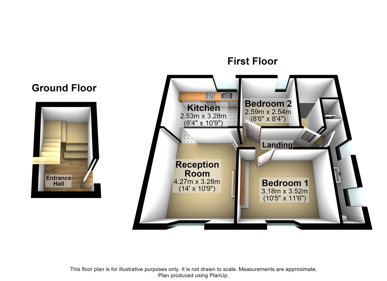 102, Swallands Road, London floorplan
