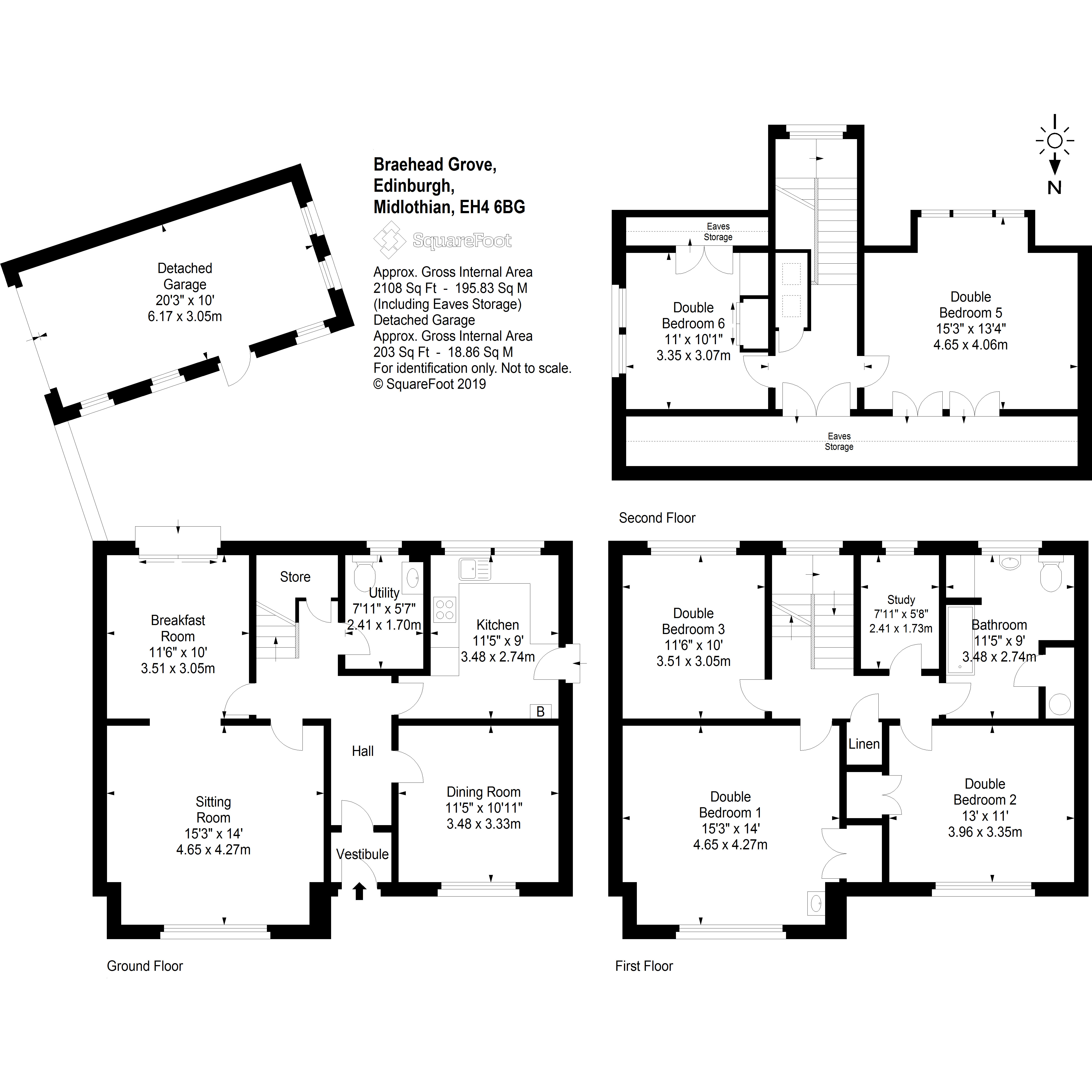 5 Bedrooms  for sale in Braehead Grove, Edinburgh, Midlothian EH4