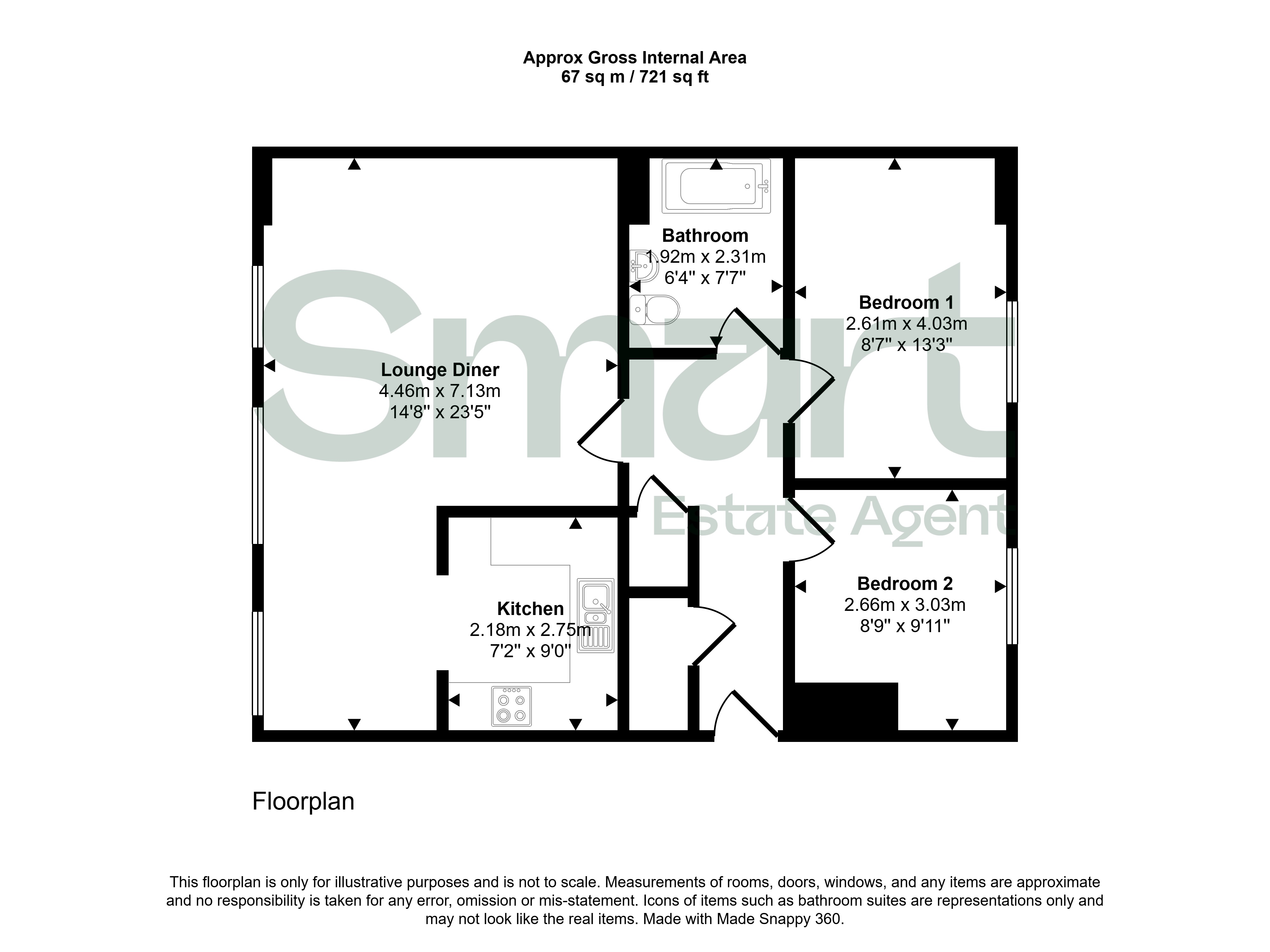 27, Waterside, Exeter floorplan