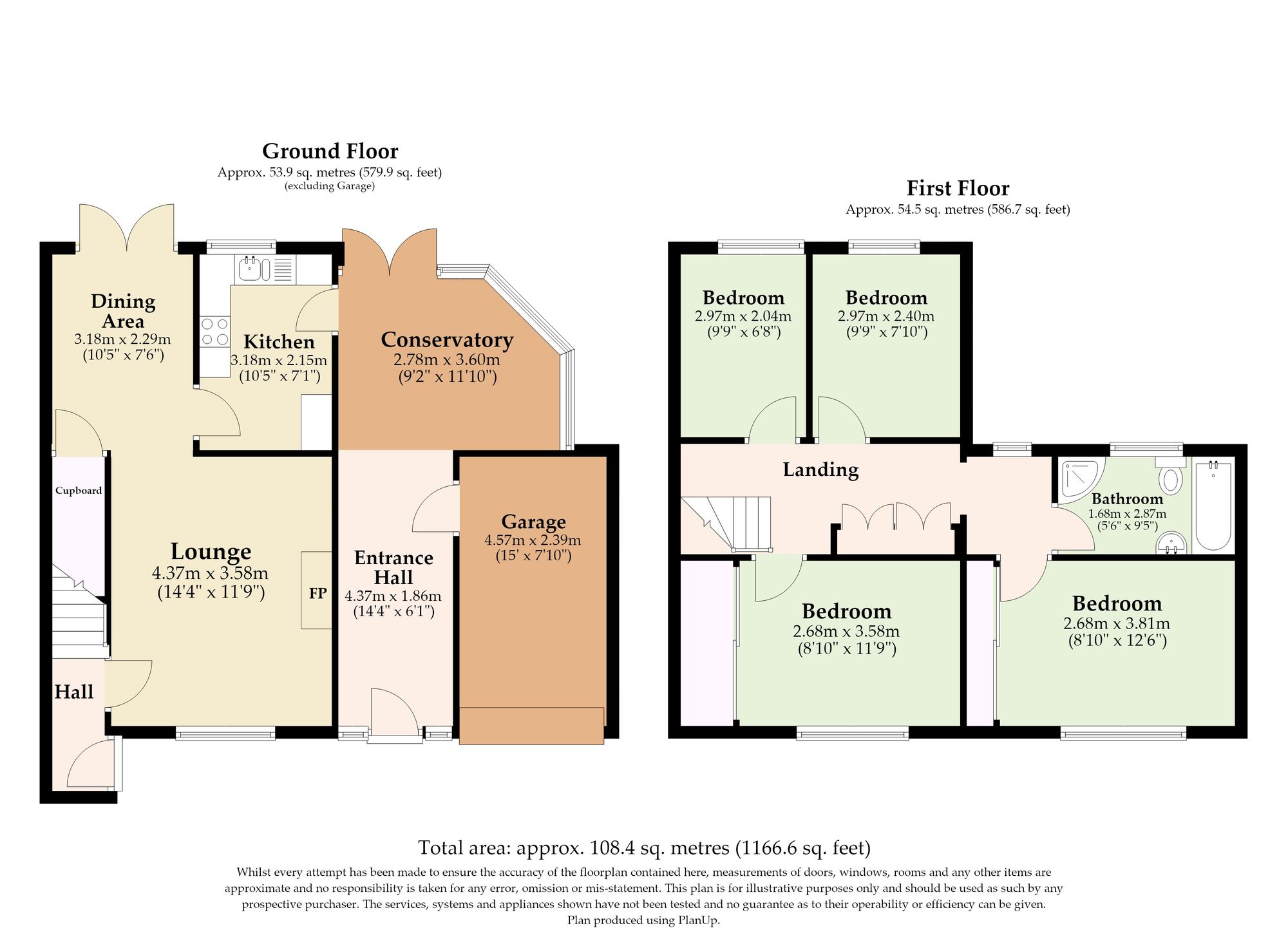 12 Hamilton Close, North Walsham floorplan