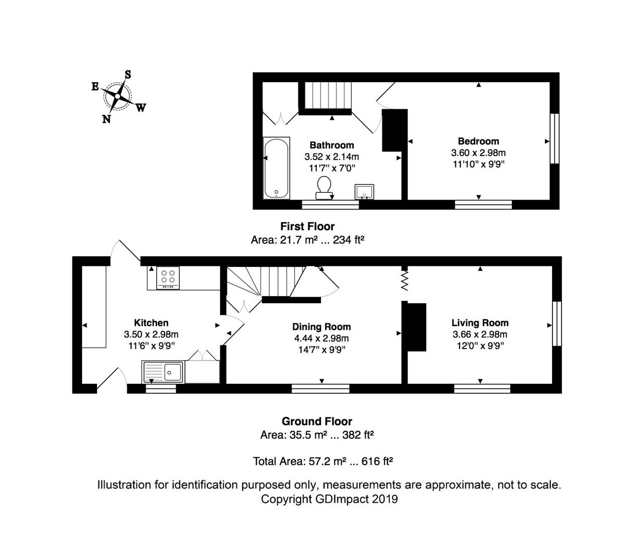 1 Bedrooms End terrace house for sale in Station Parade, Tarring Road, Worthing BN11