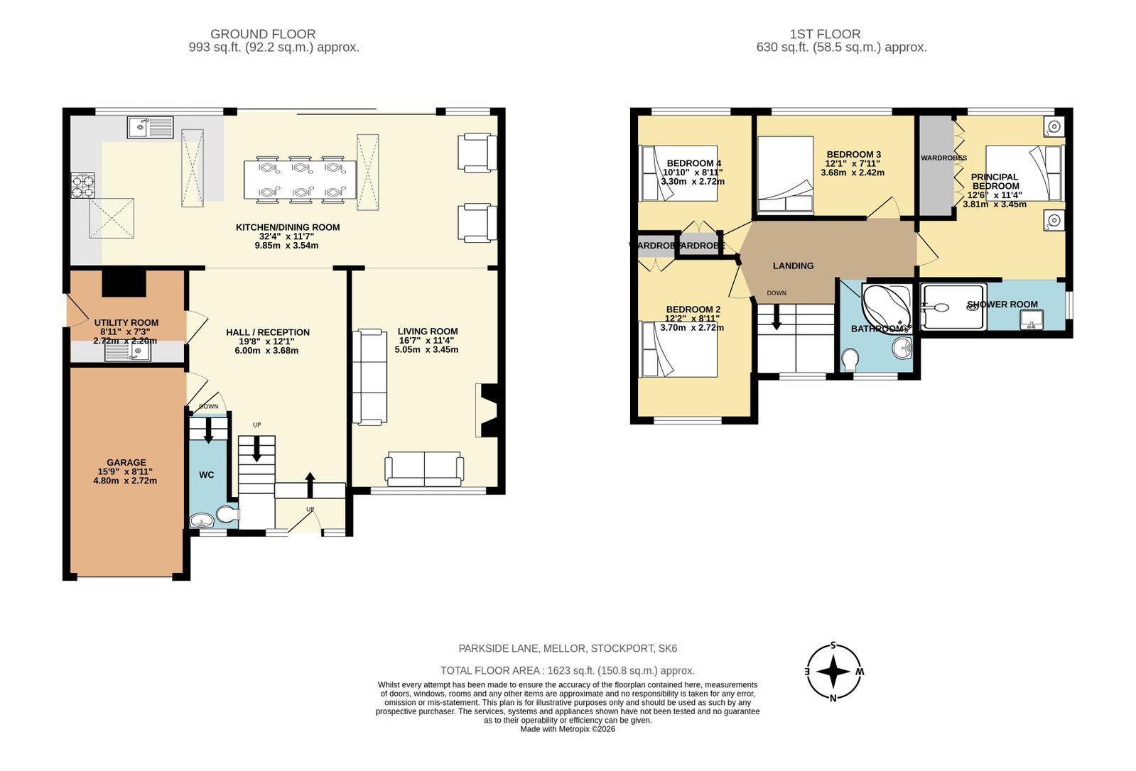 1, Parkside Lane, Stockport floorplan
