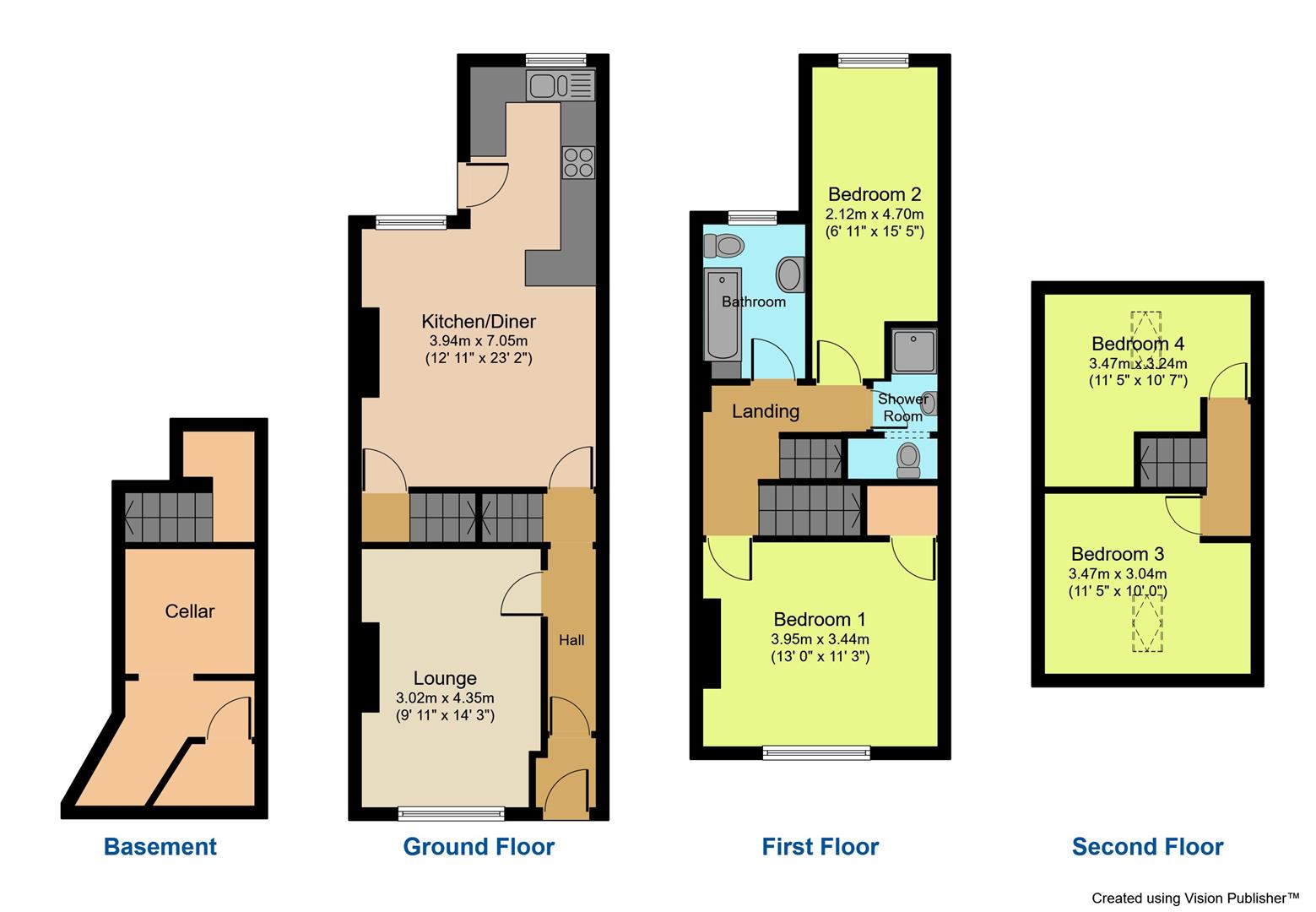 Idle Road, Five Lane Ends, Bradford BD2, 4 bedroom terraced house for