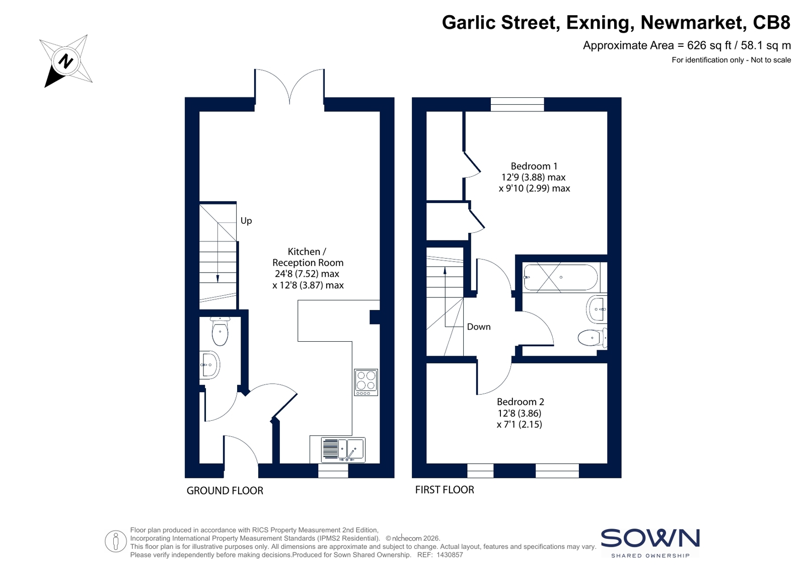 HSPG, 17, Garlic Street, Newmarket floorplan