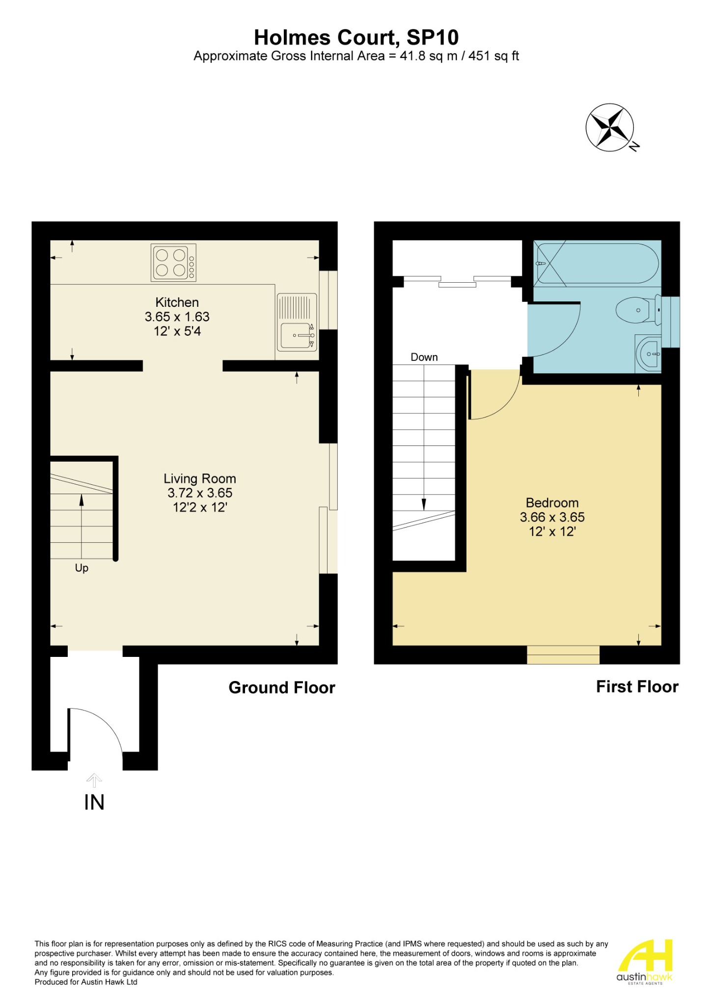 2 Holmes Court, Andover floorplan
