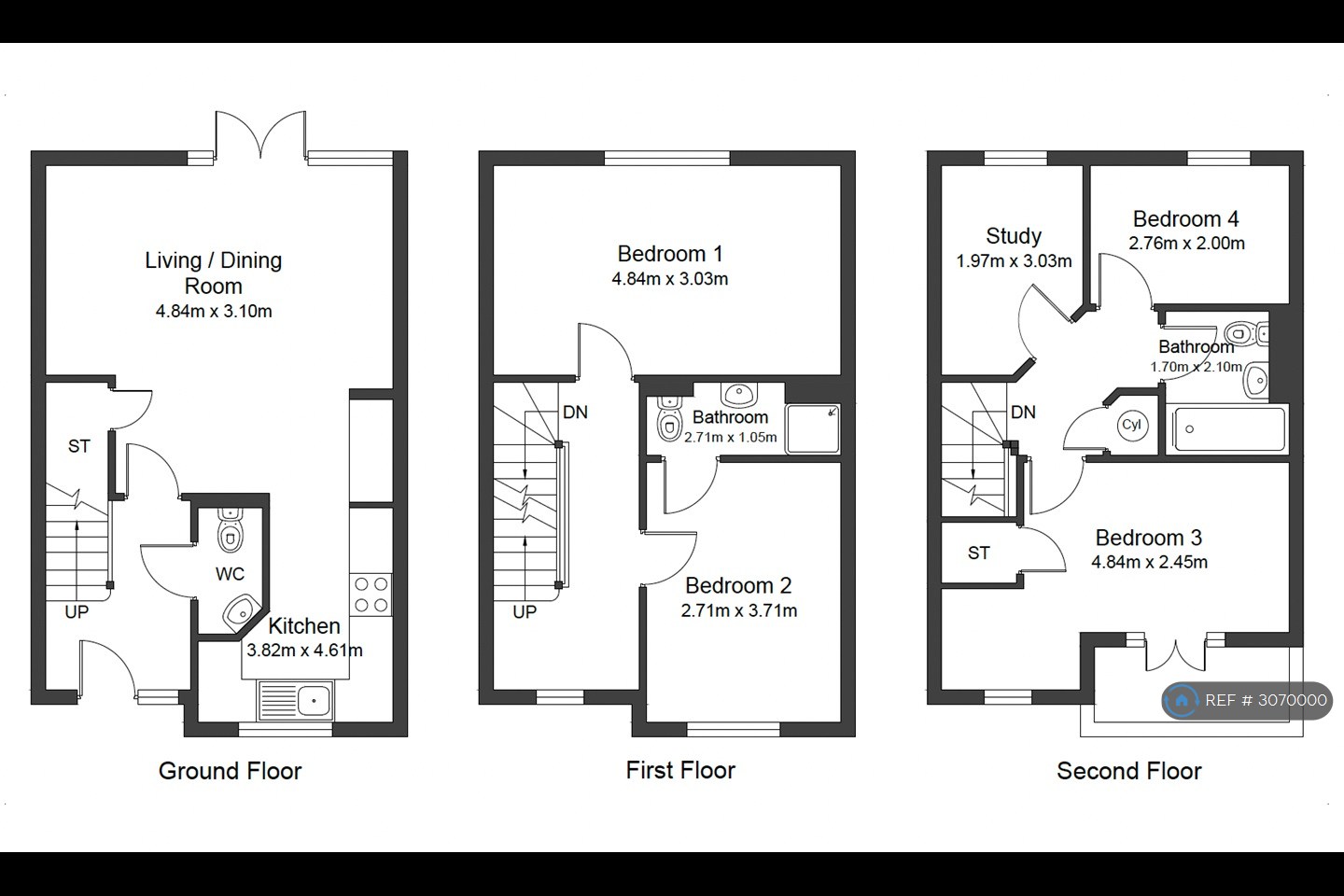 Bletchley, Milton Keynes floorplan