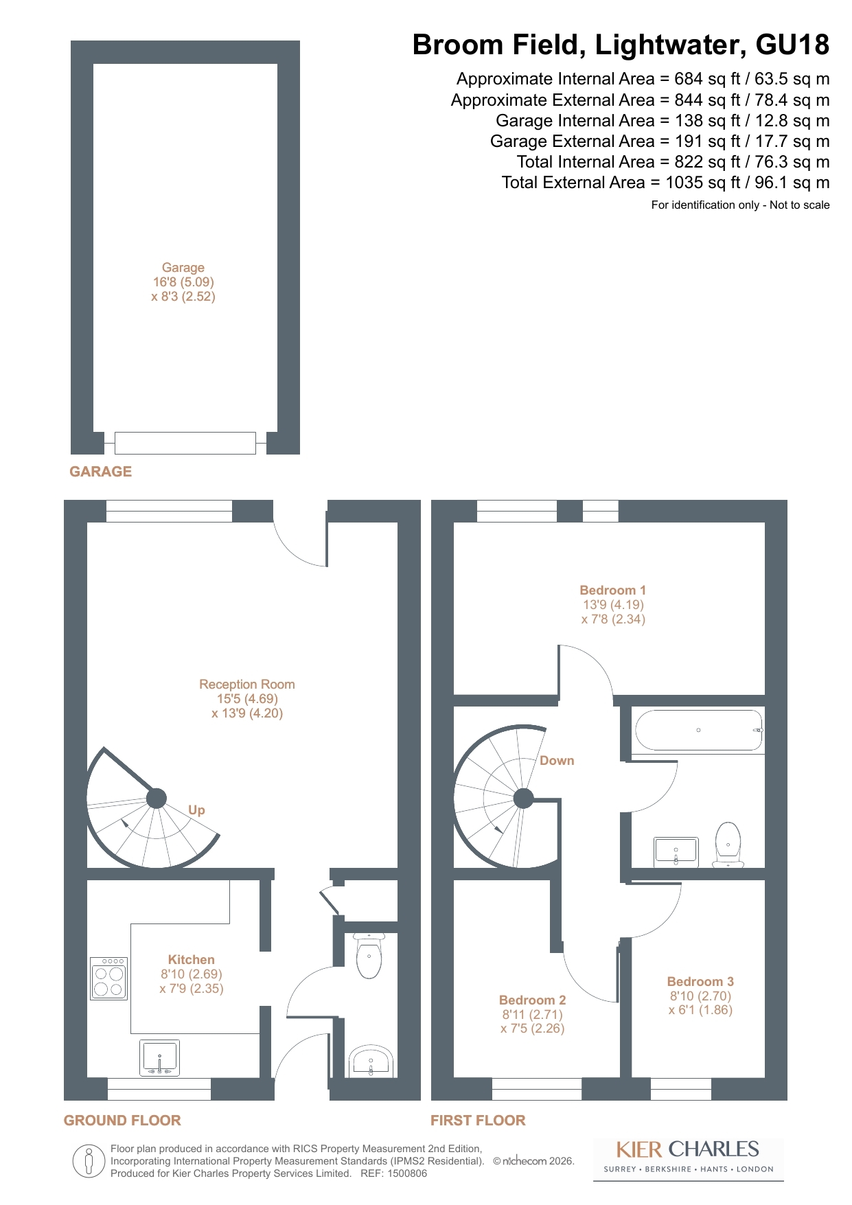 25, Broom Field, Surrey floorplan