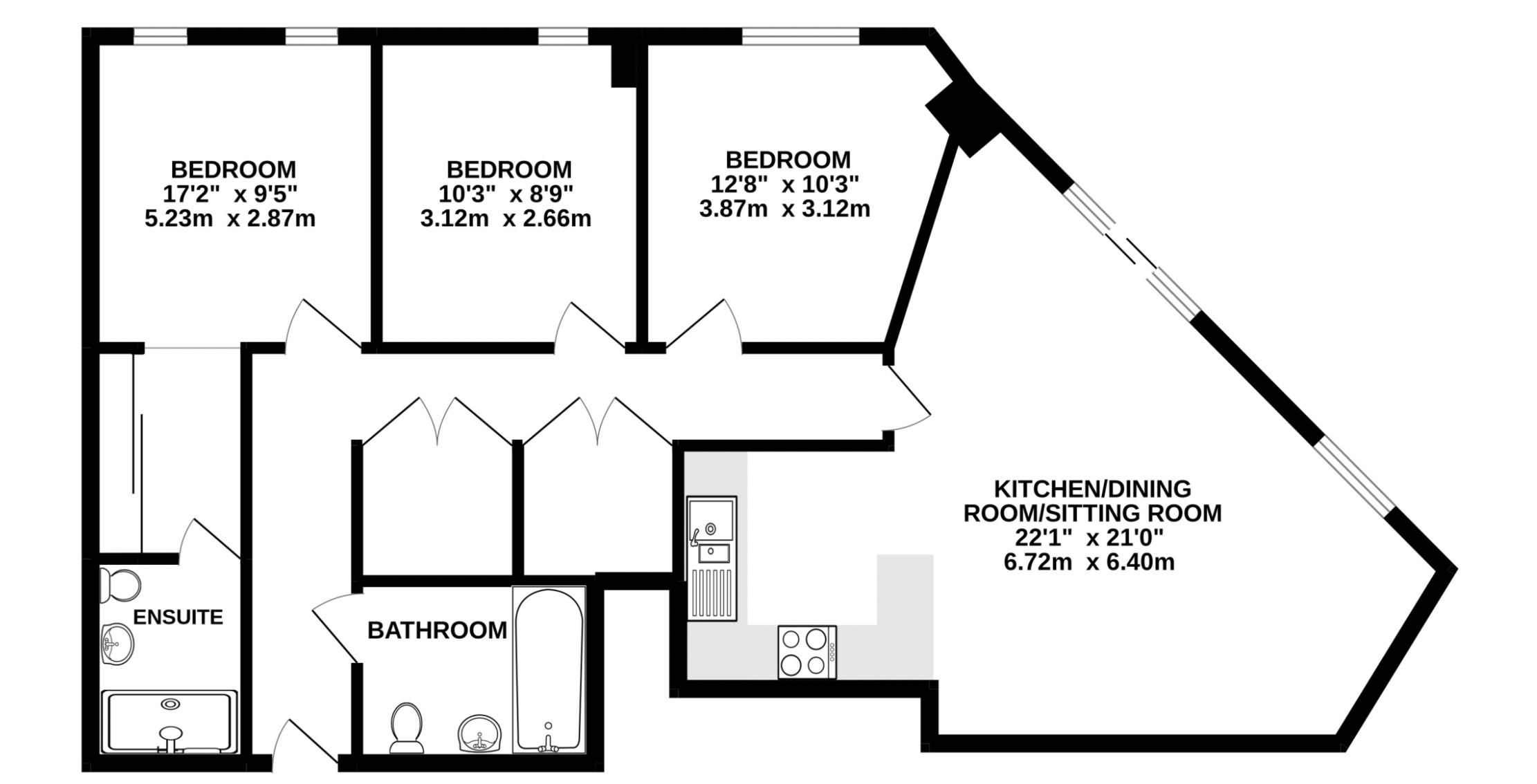 Saffron Central Square, Croydon floorplan