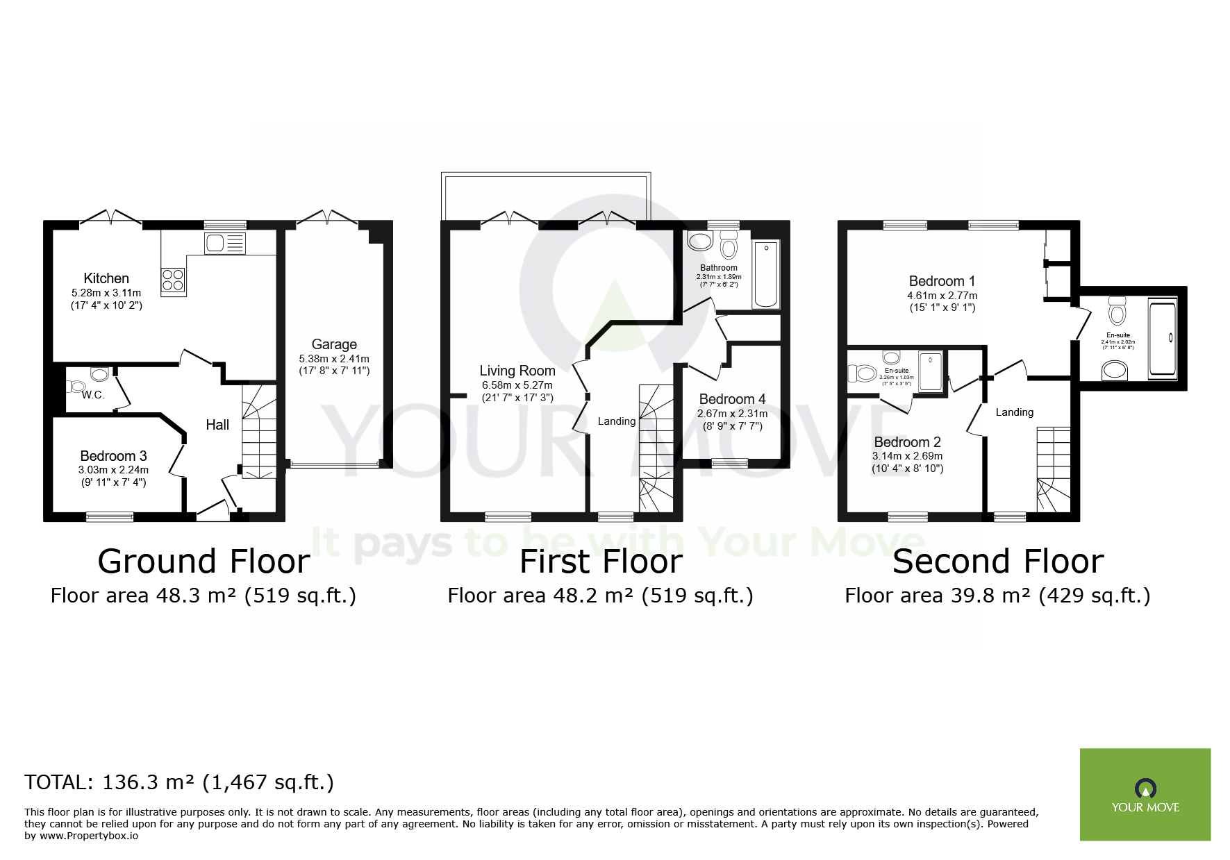1, The Piazza, East Sussex floorplan