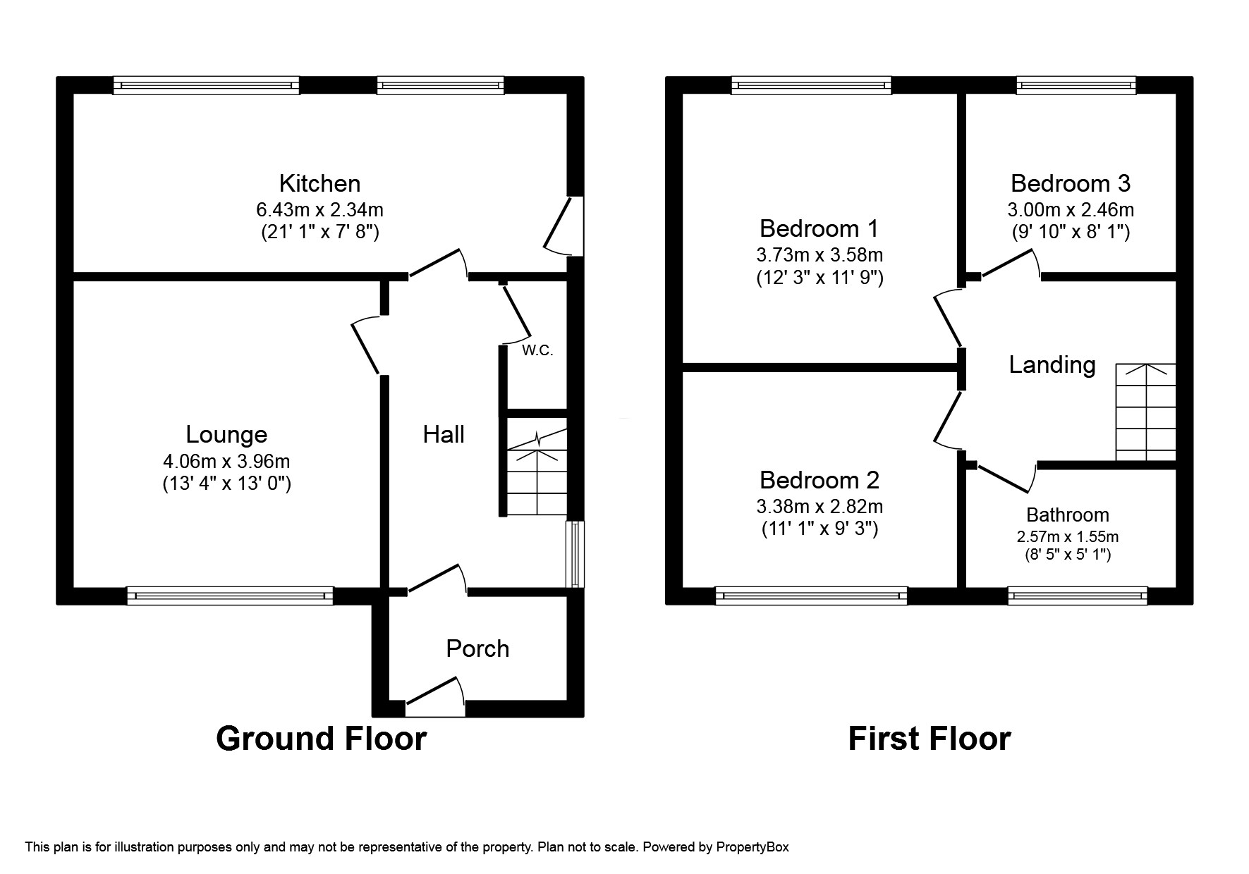 27, Cornhill Road, Staffordshire floorplan