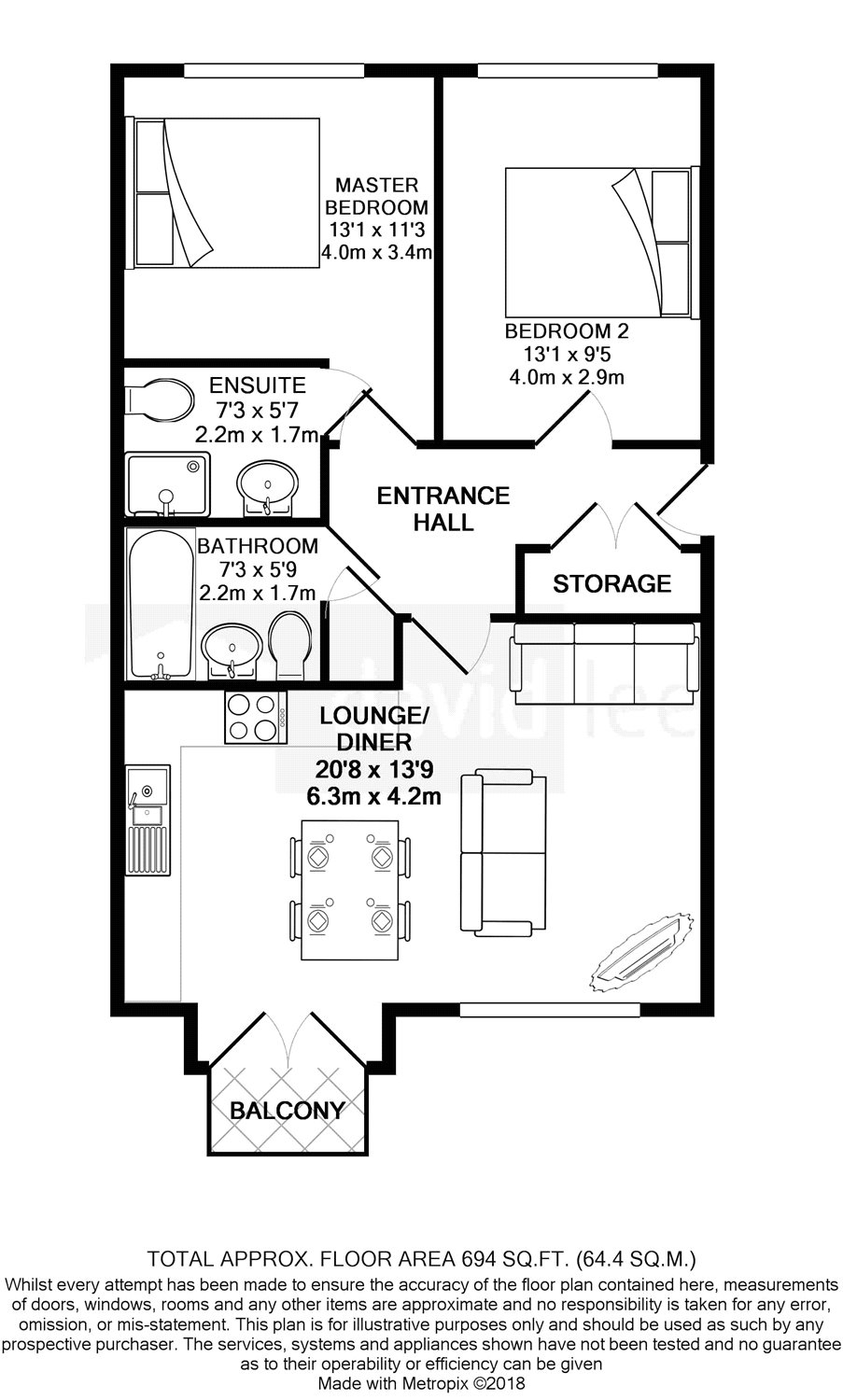 2 Bedrooms Flat to rent in Newland Avenue, Bishop's Stortford CM23
