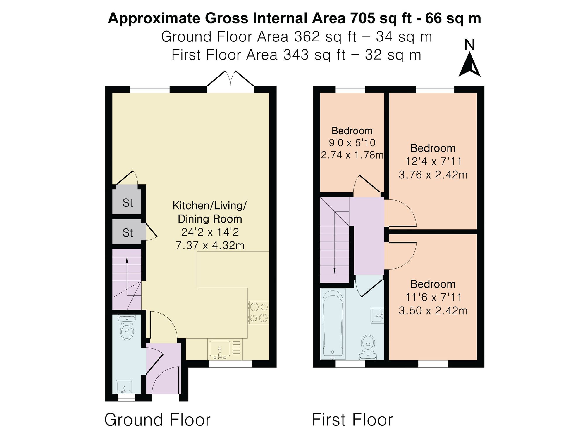 Plot 3 Delta Court, St. Austell floorplan