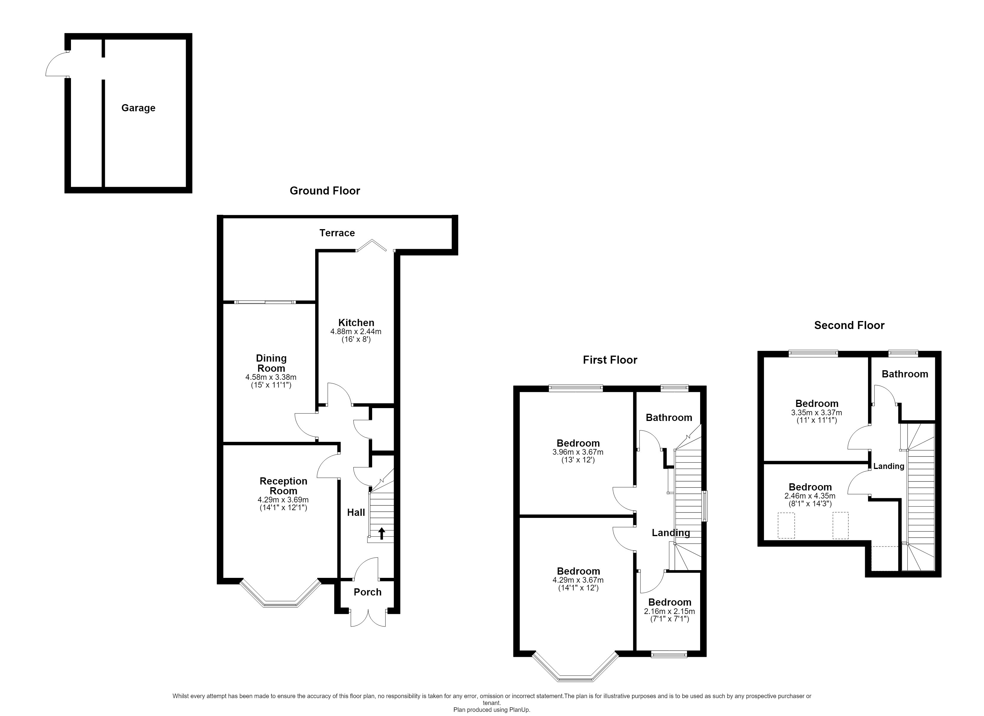 12, Carlton Avenue, London floorplan