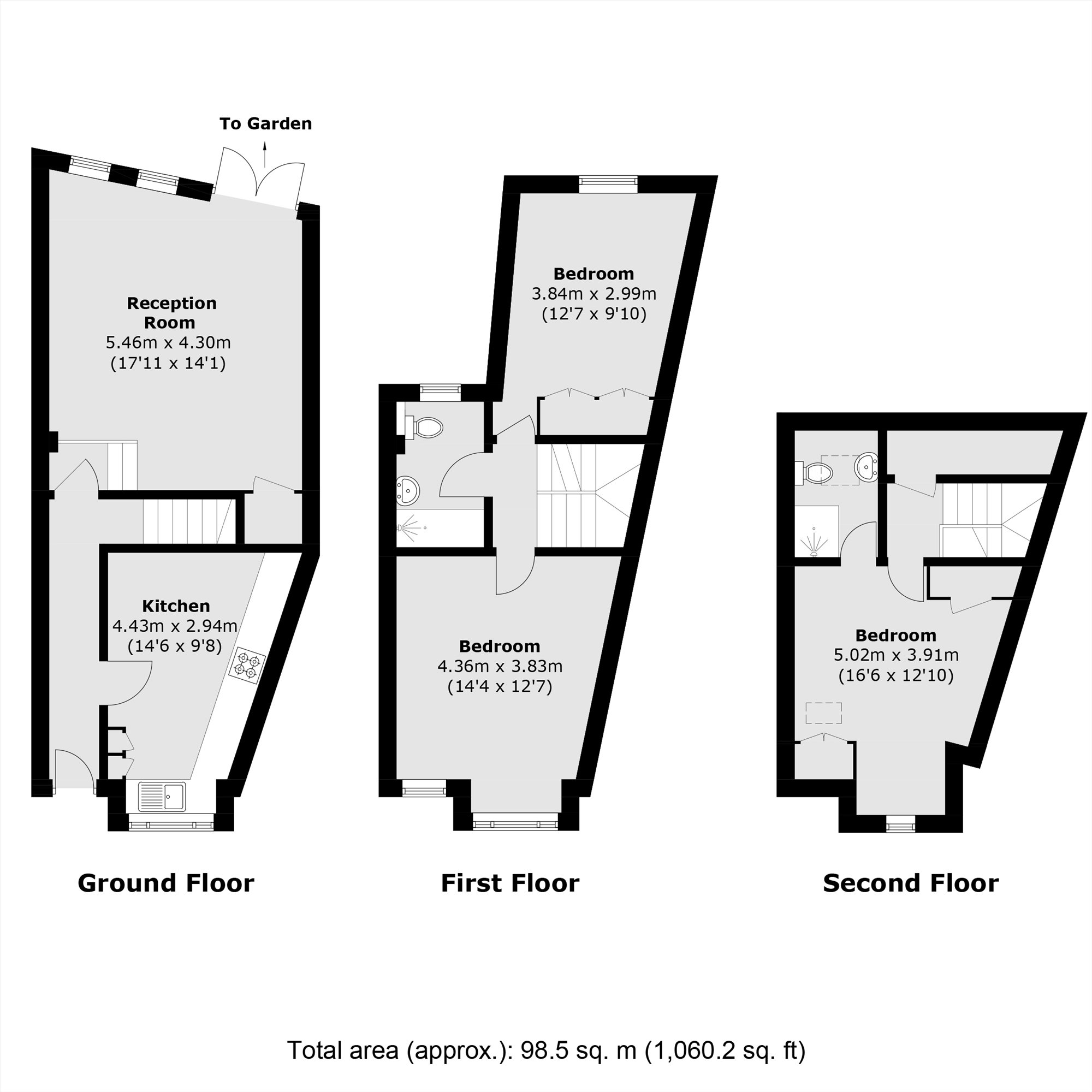 Bucharest Road, London floorplan