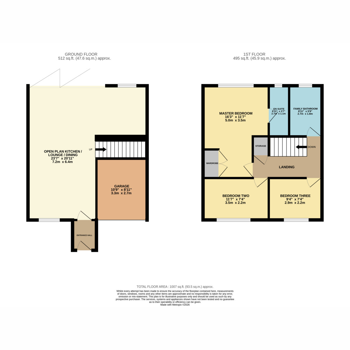 49, Hexham Gardens, Bletchley floorplan