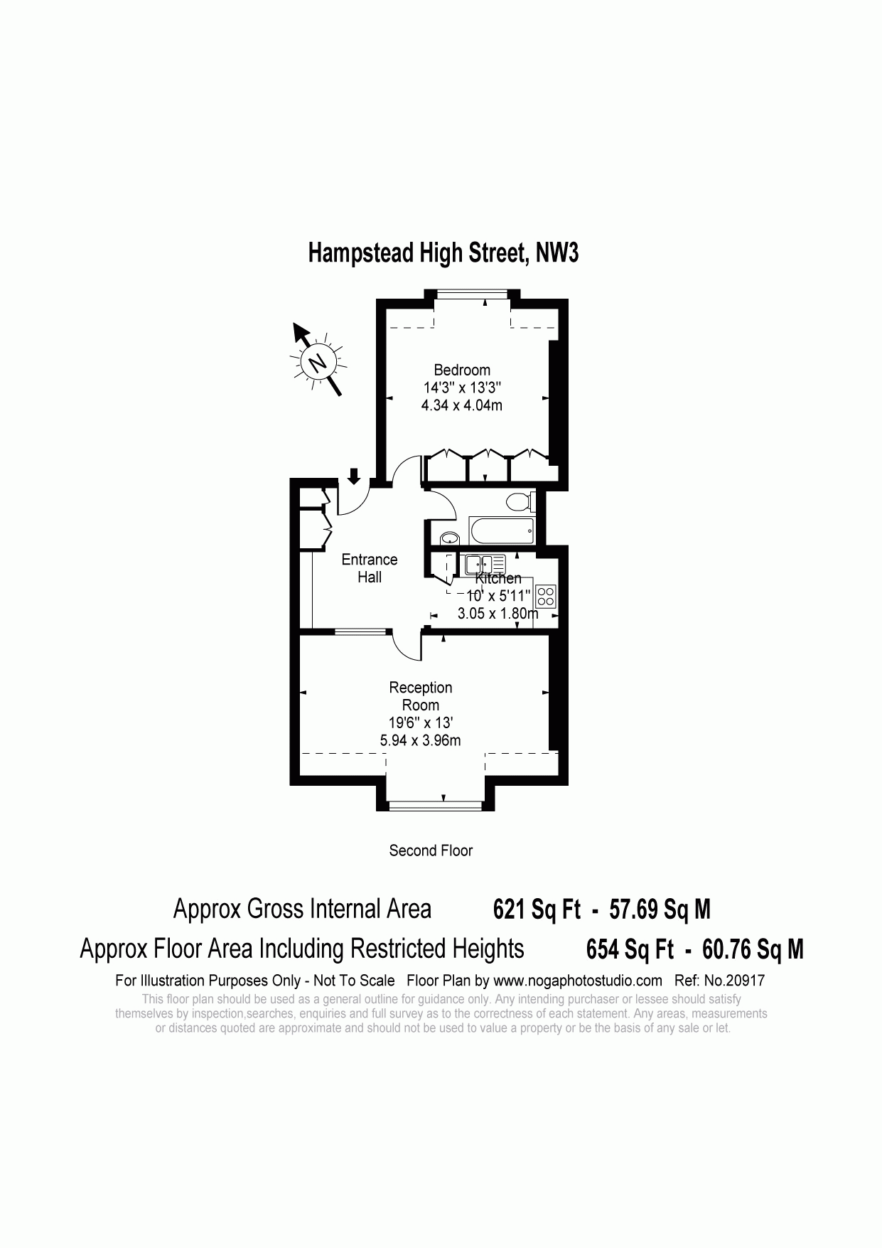 1 Bedrooms Flat to rent in Hampstead High Street, London NW3