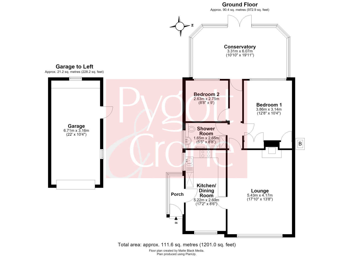 West Fen Lane, Boston floorplan