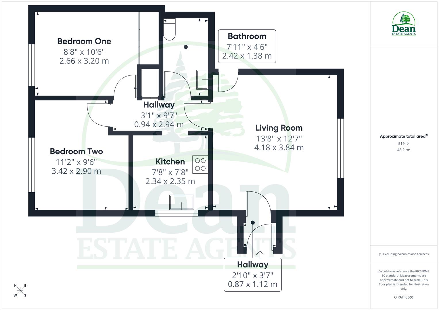 4 Hawthorn Court, Kimberley Drive, Lydney floorplan