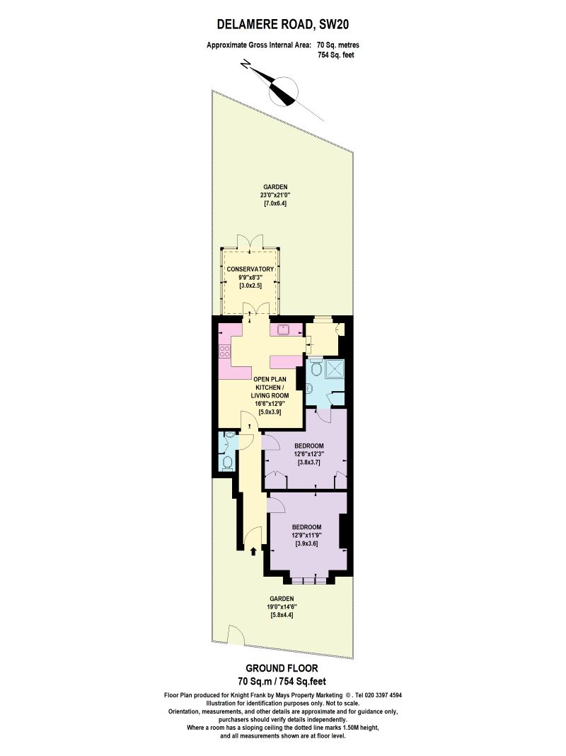 Delamere Road, London floorplan