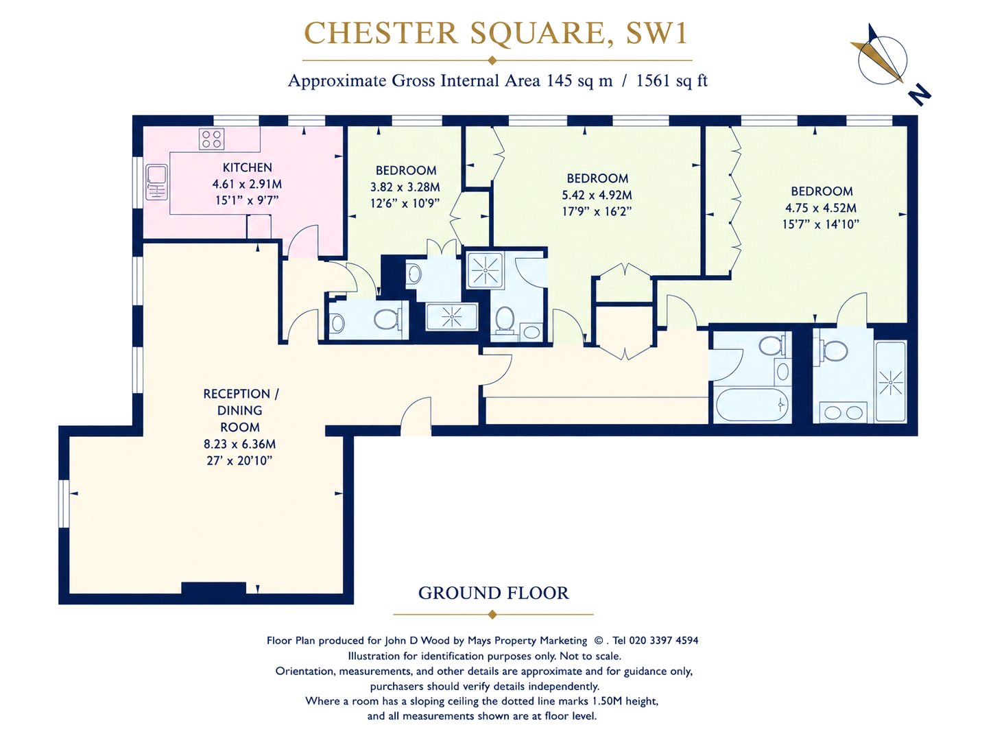 89, 89, Chester Square, London floorplan