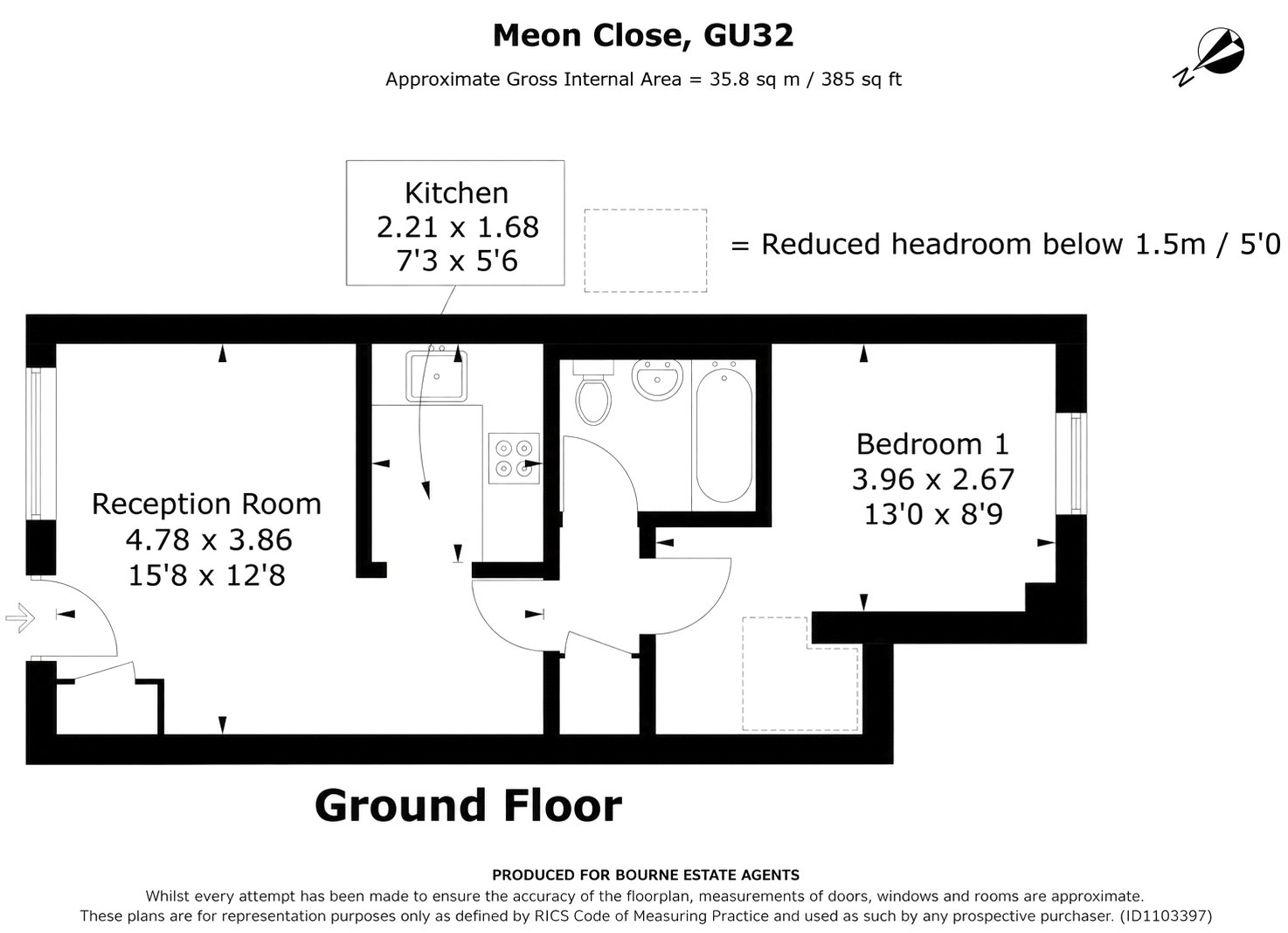 15, Meon Close, Petersfield floorplan
