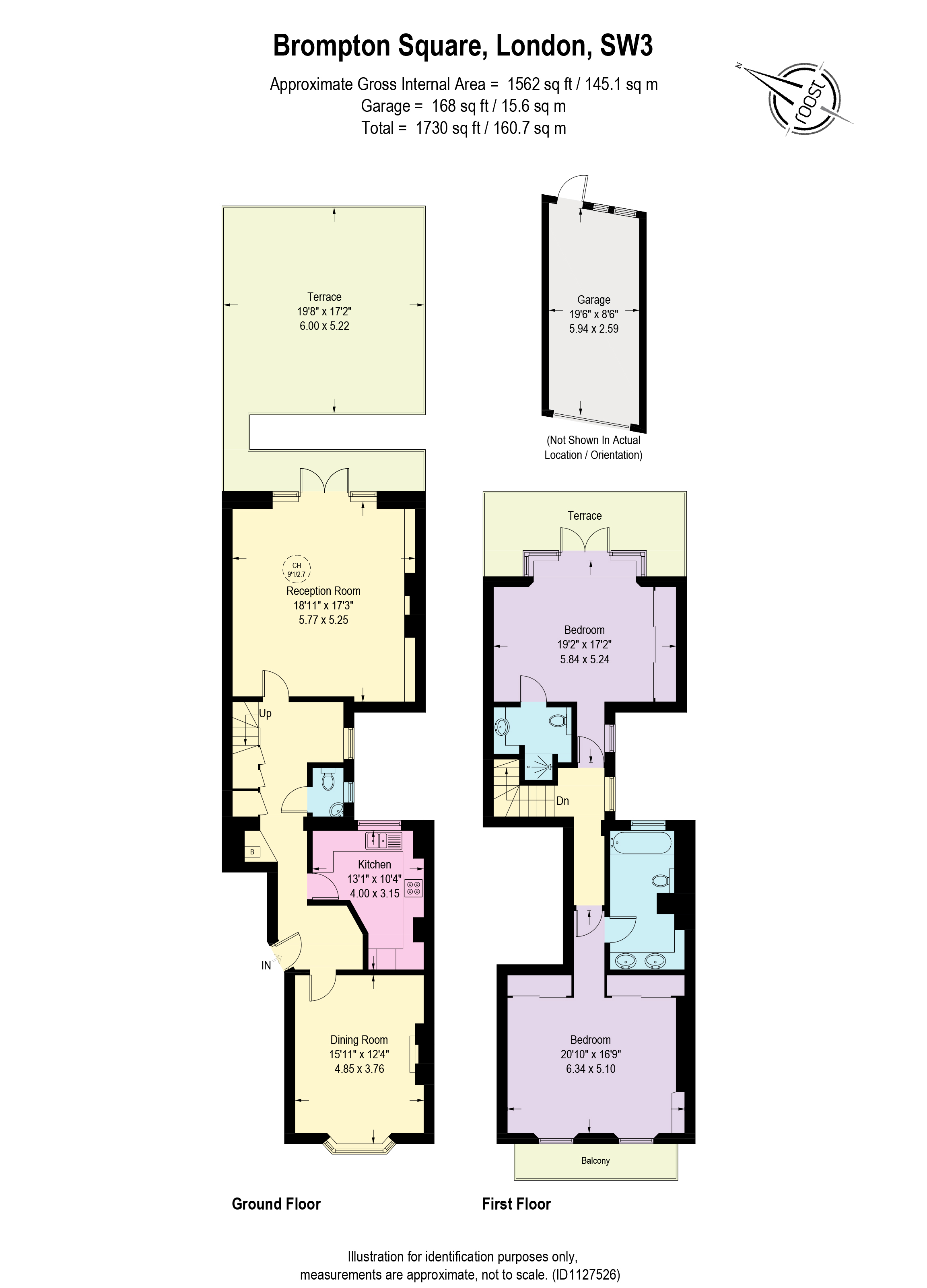 17, Brompton Square, London floorplan