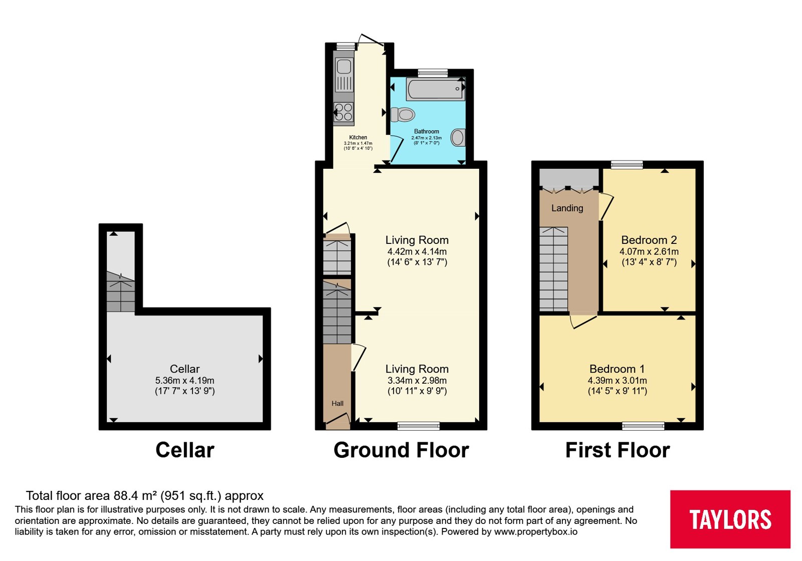 37, Argyle Street, Northamptonshire floorplan