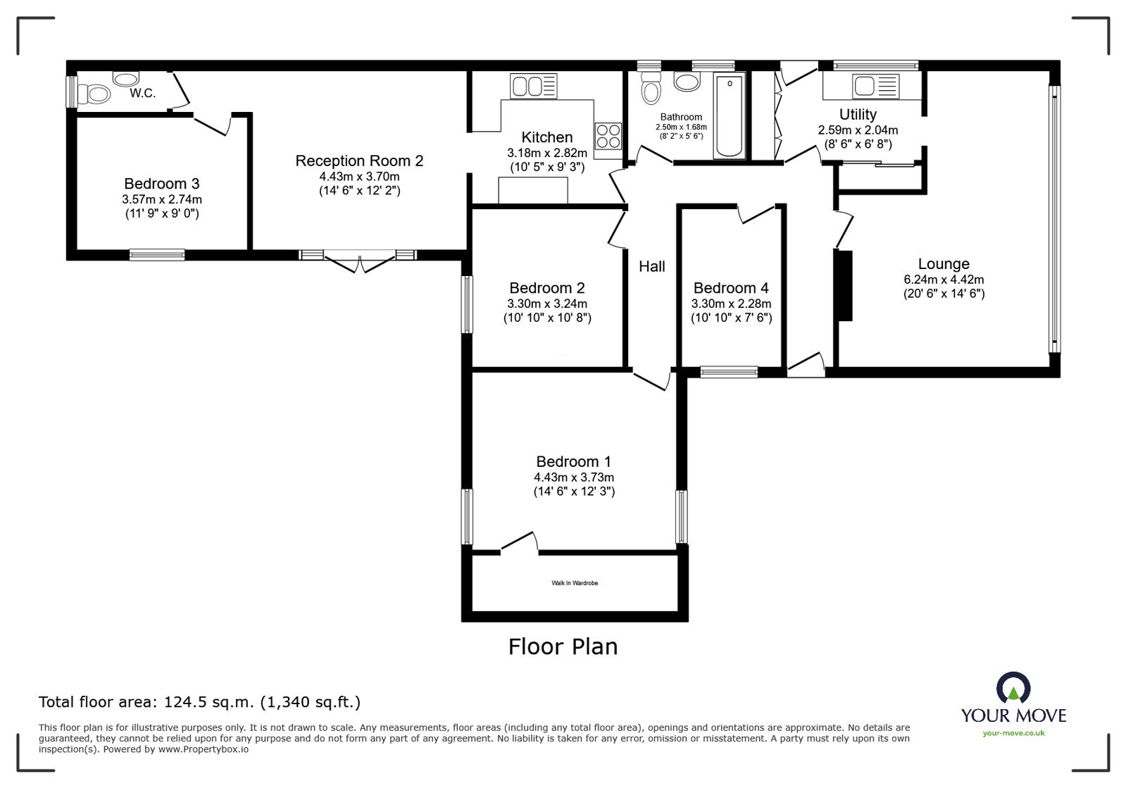 24, Gorse Close, Nottingham floorplan