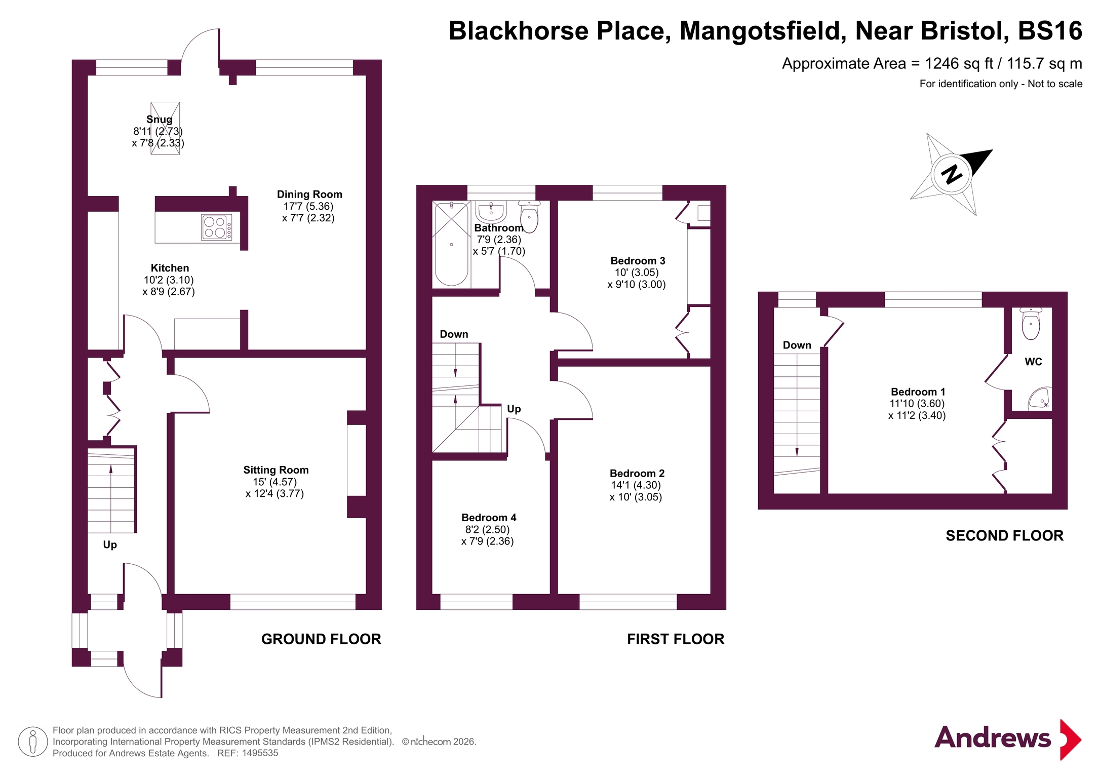 15, Blackhorse Place, Near Bristol floorplan