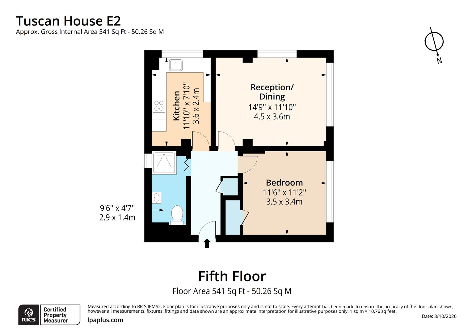 24, Tuscan House, London floorplan