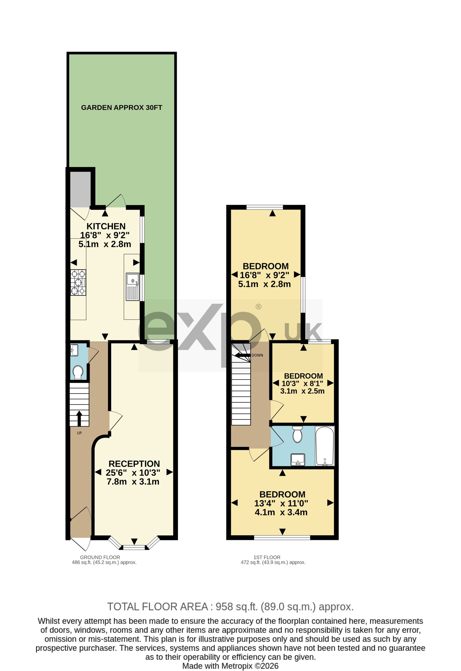 38, Smeaton Road, Woodford Green floorplan