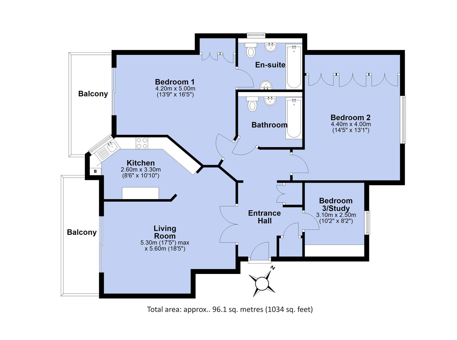 5 Rock Walk Heights, Warren Road, Torquay floorplan