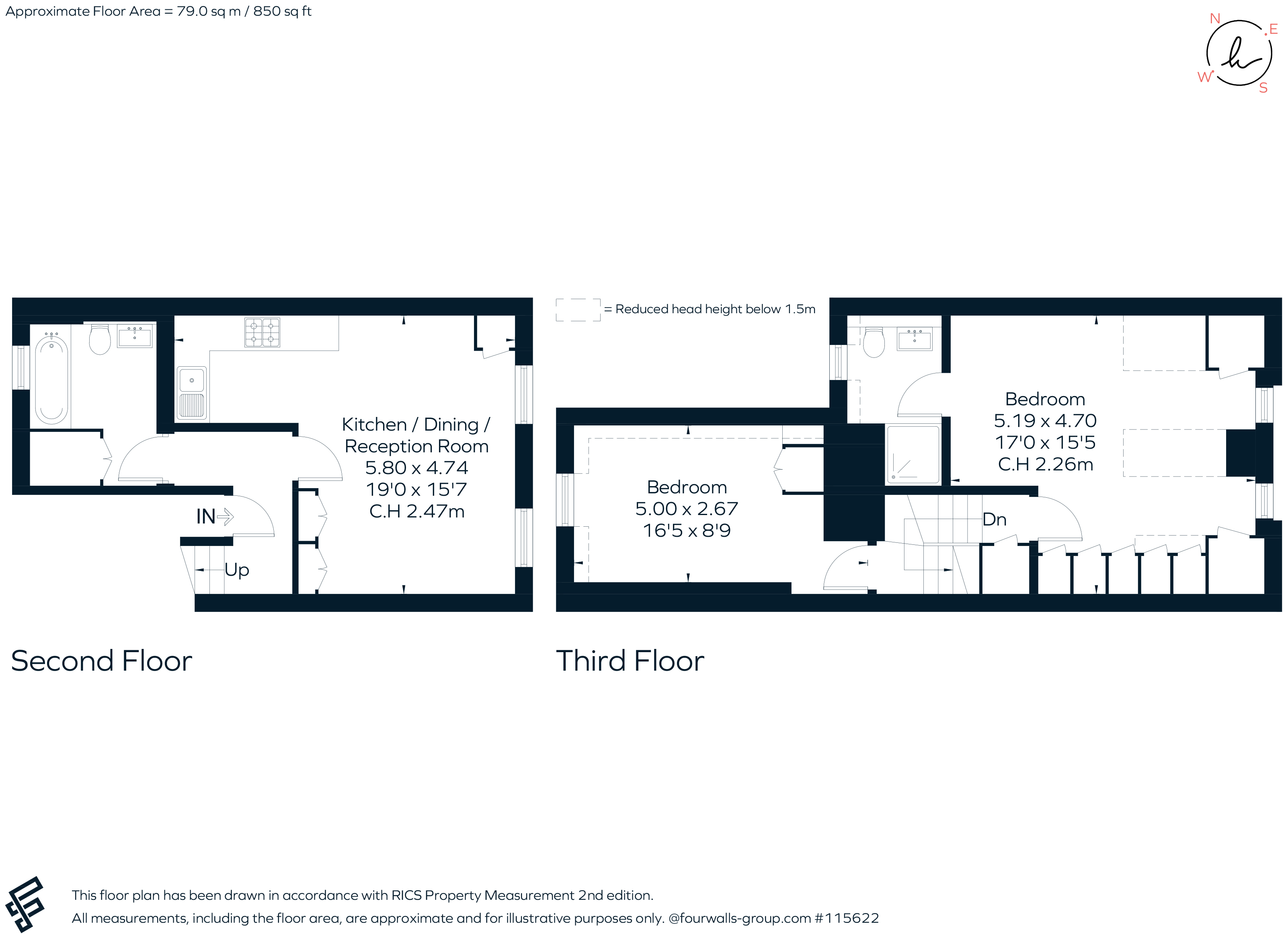 354a Old York Road, London floorplan
