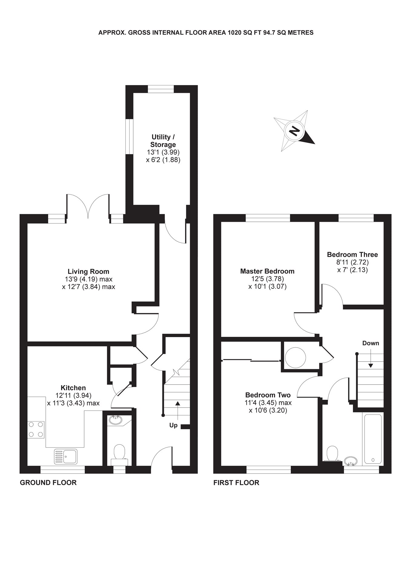 3 Bedrooms Terraced house for sale in Emmbrook Road, Wokingham, Berkshire, Berkshire RG41