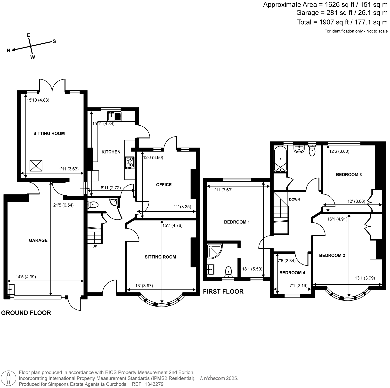 3, Lynwood Road, Thames Ditton floorplan
