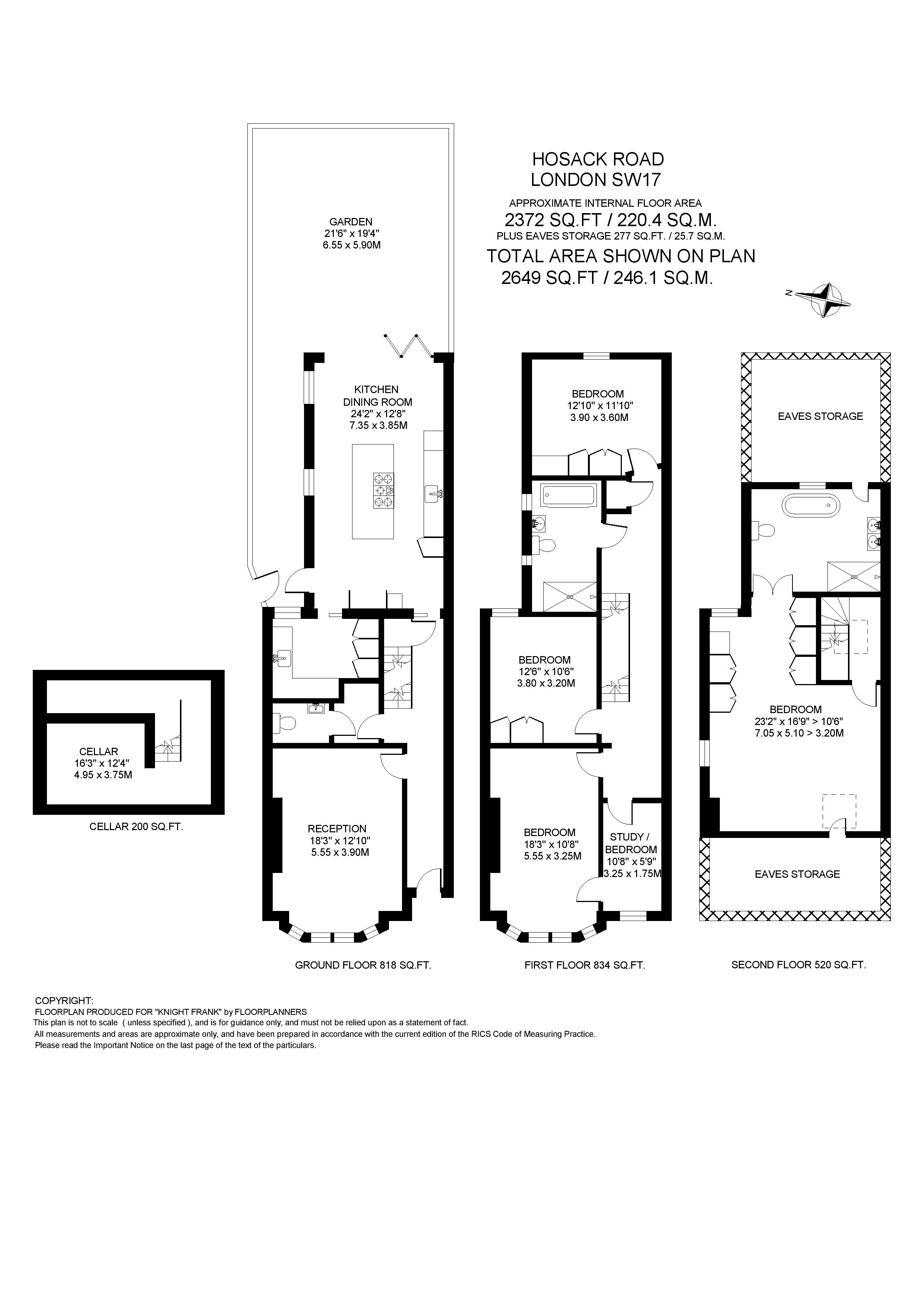 65, Hosack Road, London floorplan