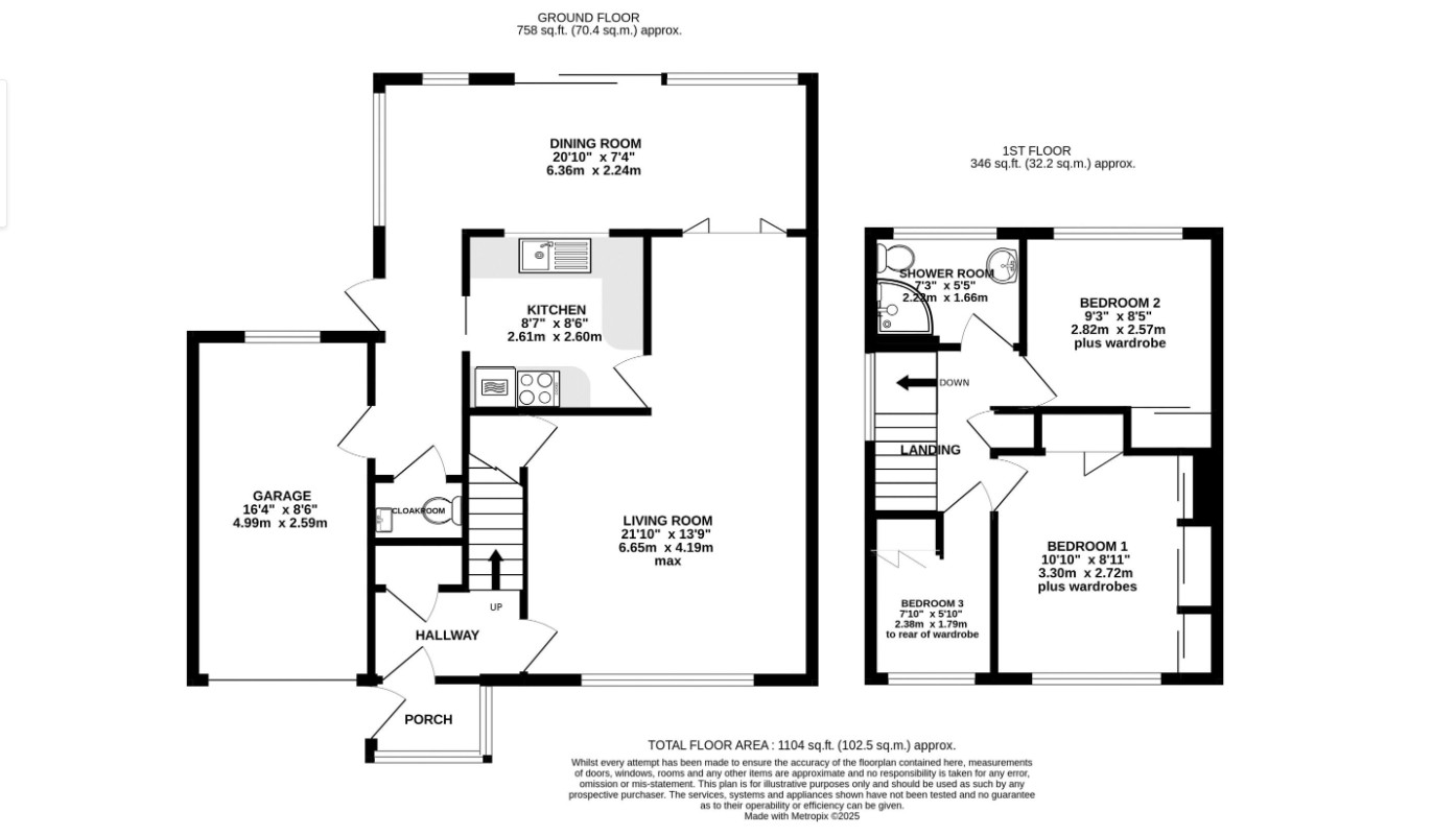 72, Dorset Avenue, Exeter floorplan