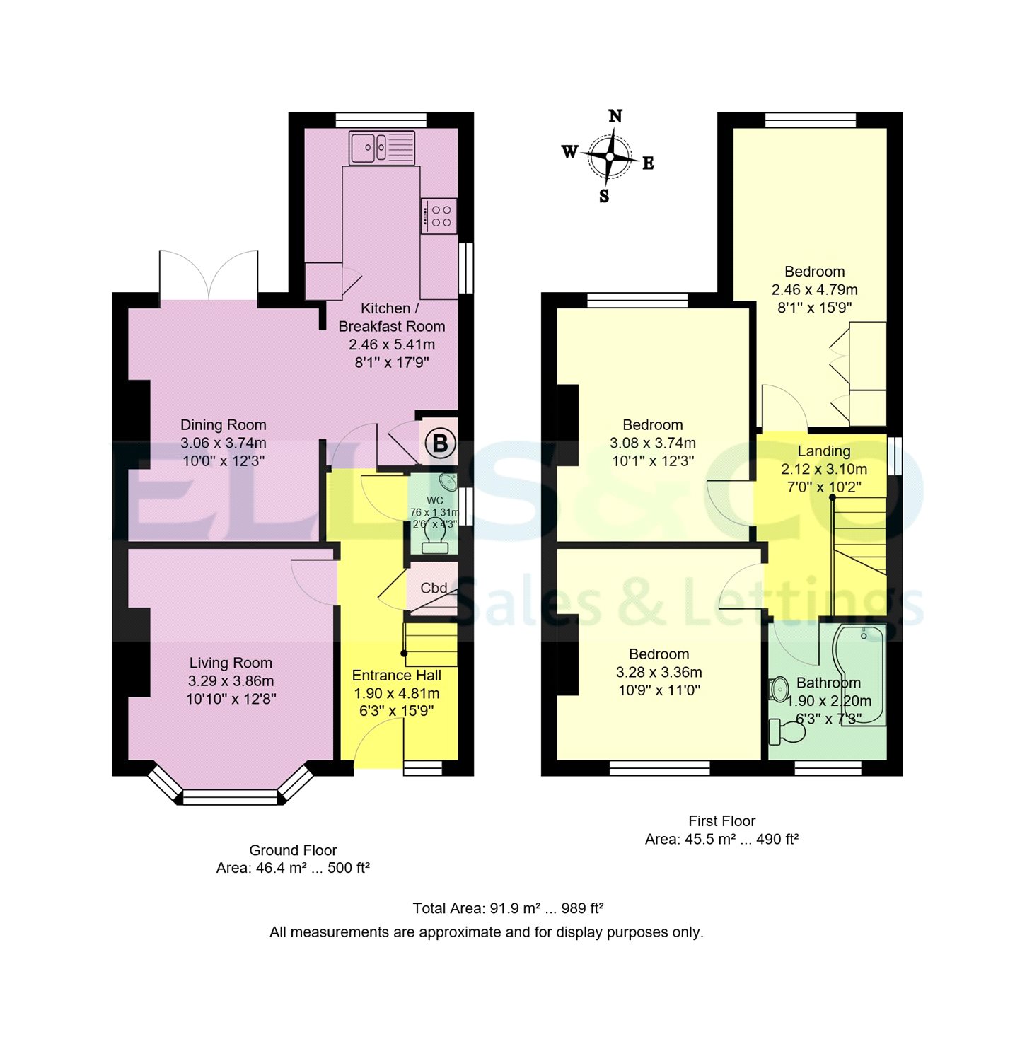 3 Bedrooms Semi-detached house for sale in Great Brooms Road, Tunbridge Wells, Kent TN4