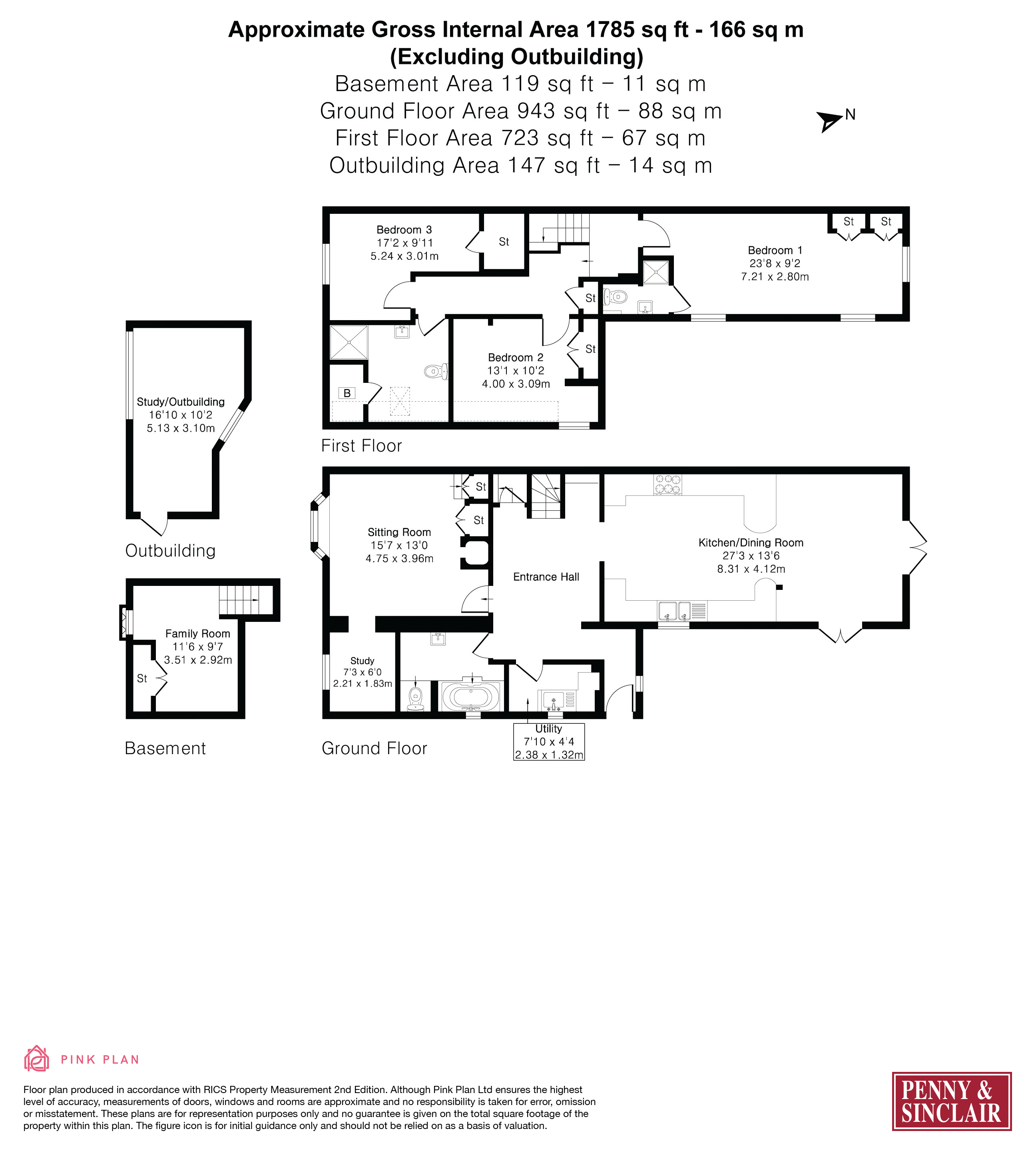 The Old Inn, 70, Northfield End, Oxfordshire floorplan