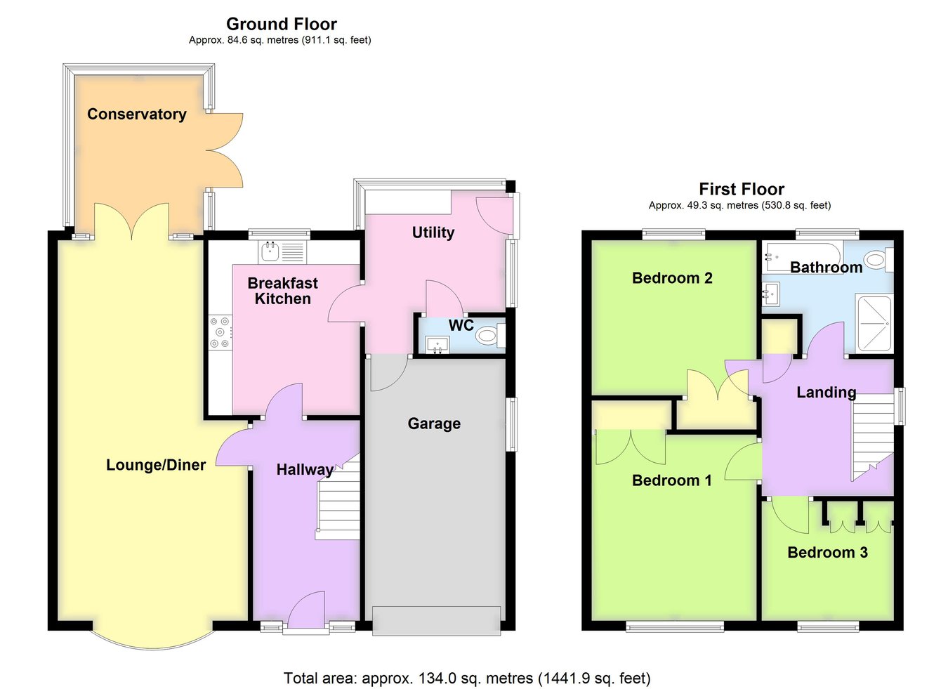 19, Grosvenor Road, Boston floorplan