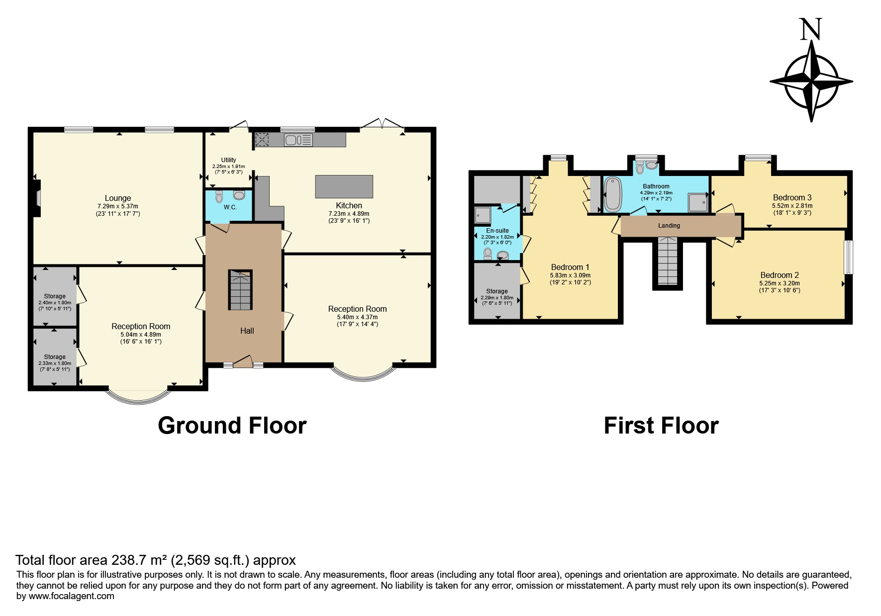 Bygones, Harleston Road, Rushall floorplan