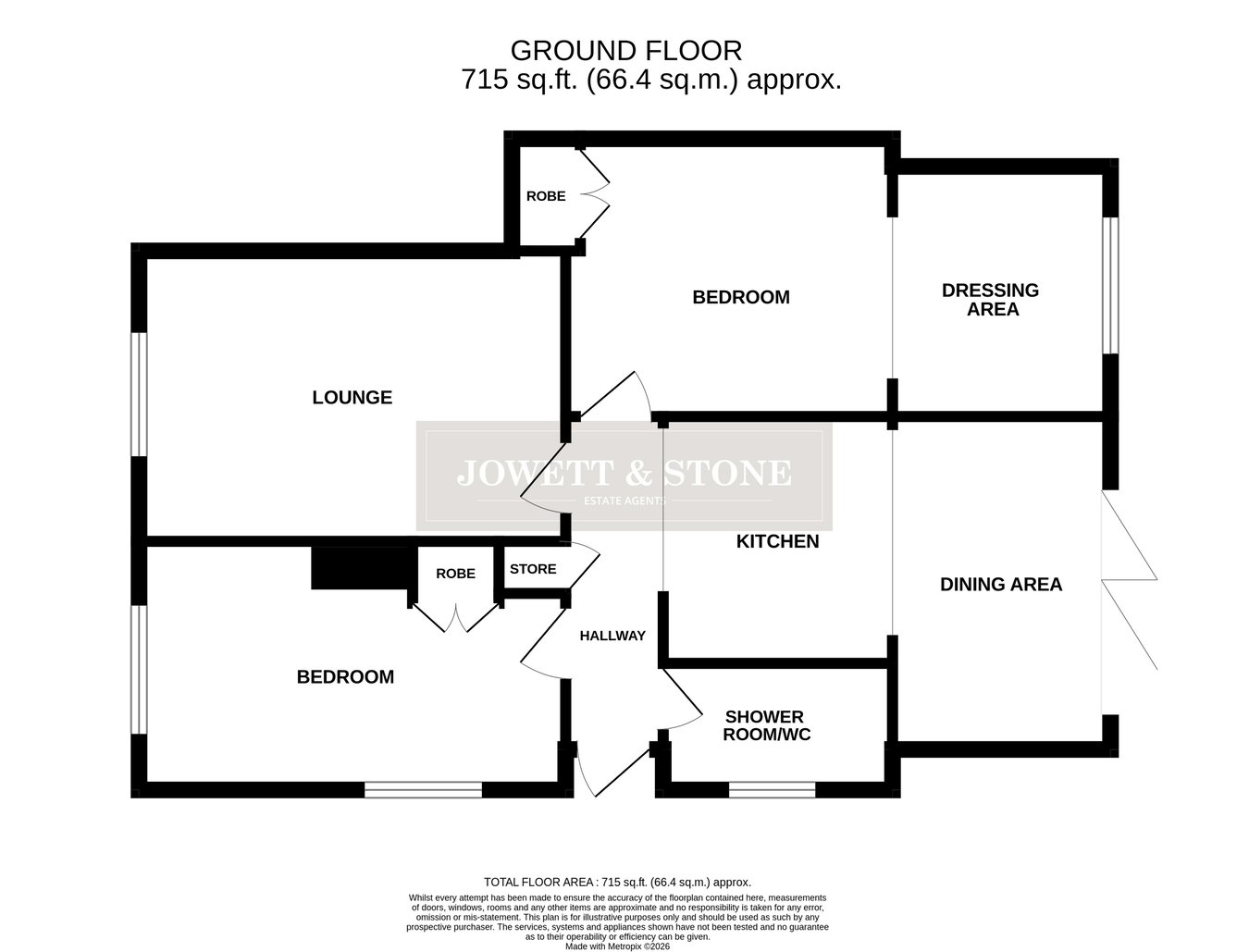 19, The Chestnuts, Leicester floorplan