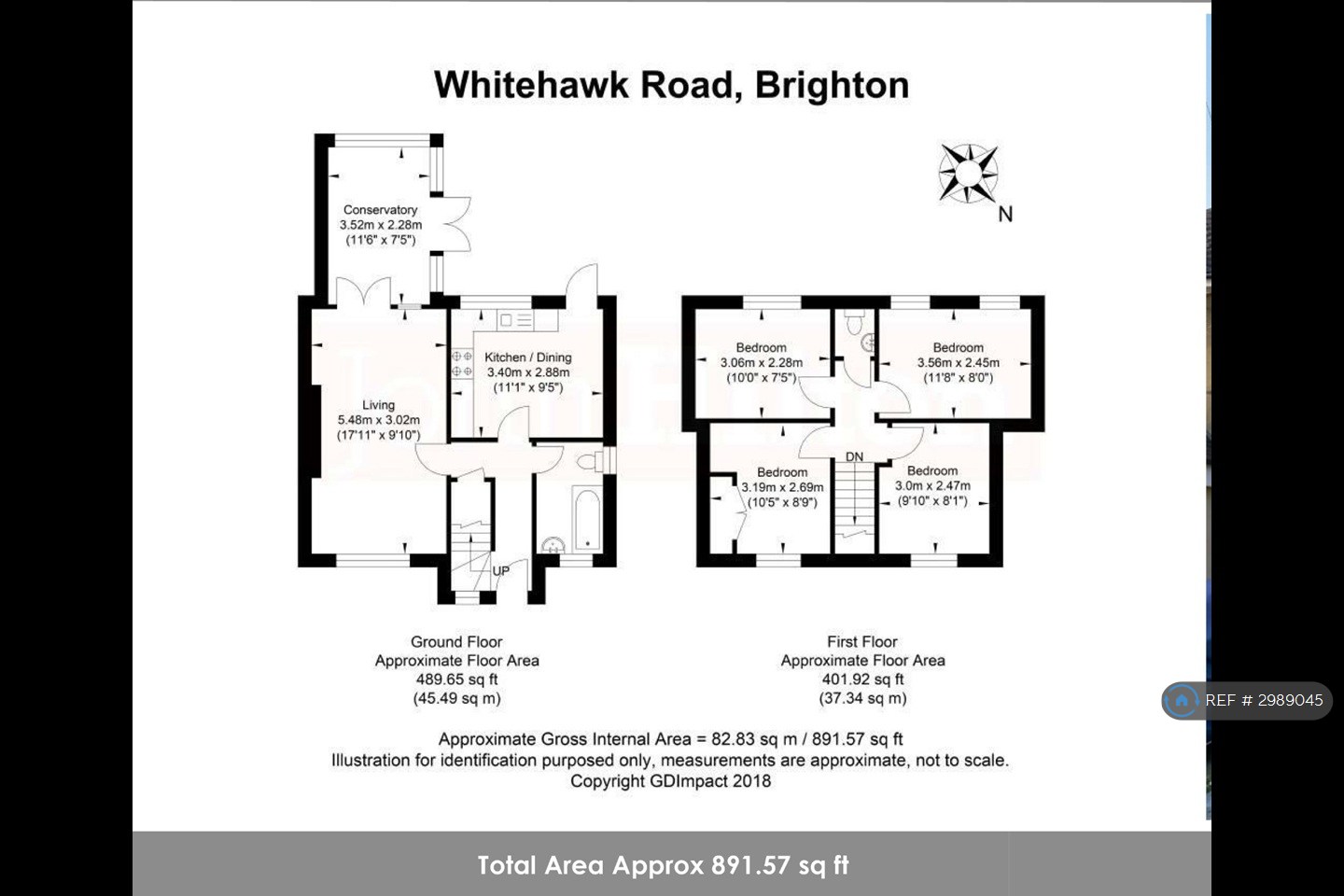 Whitehawk Road, Brighton floorplan